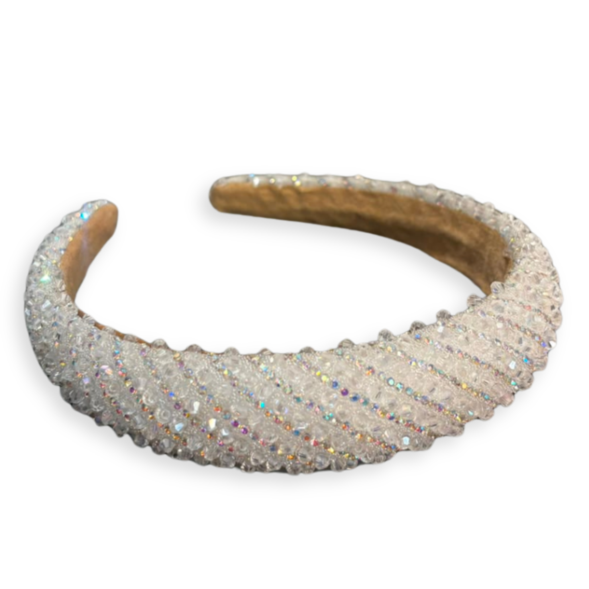 White Dazzle Crown Headband