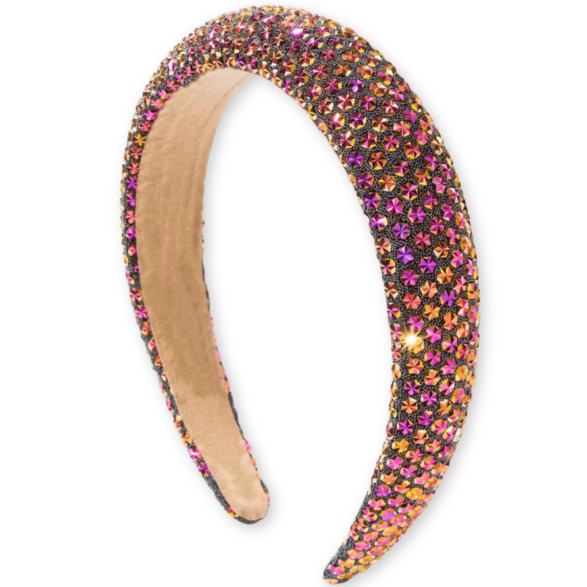 Coffee Snow Flake Sparkle Hairband