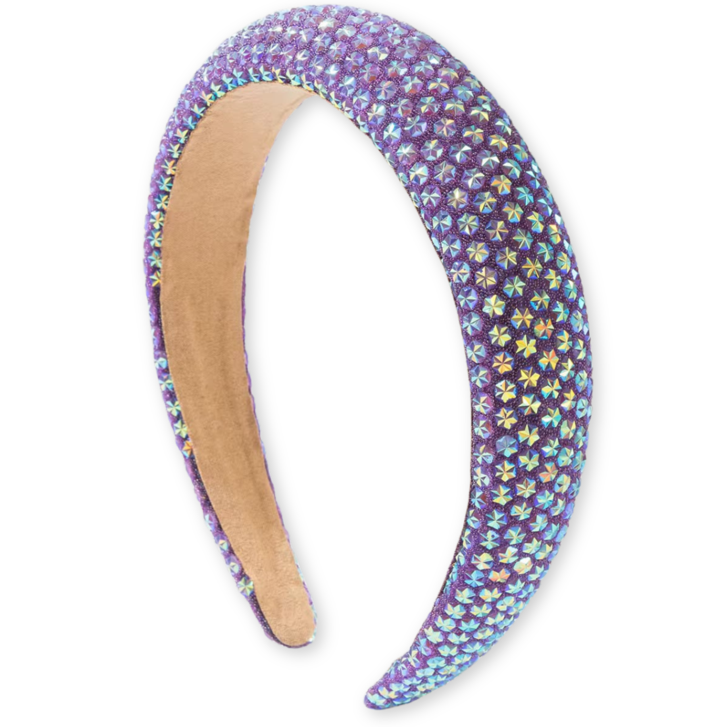 Purple Snow Flake Sparkle Hairband