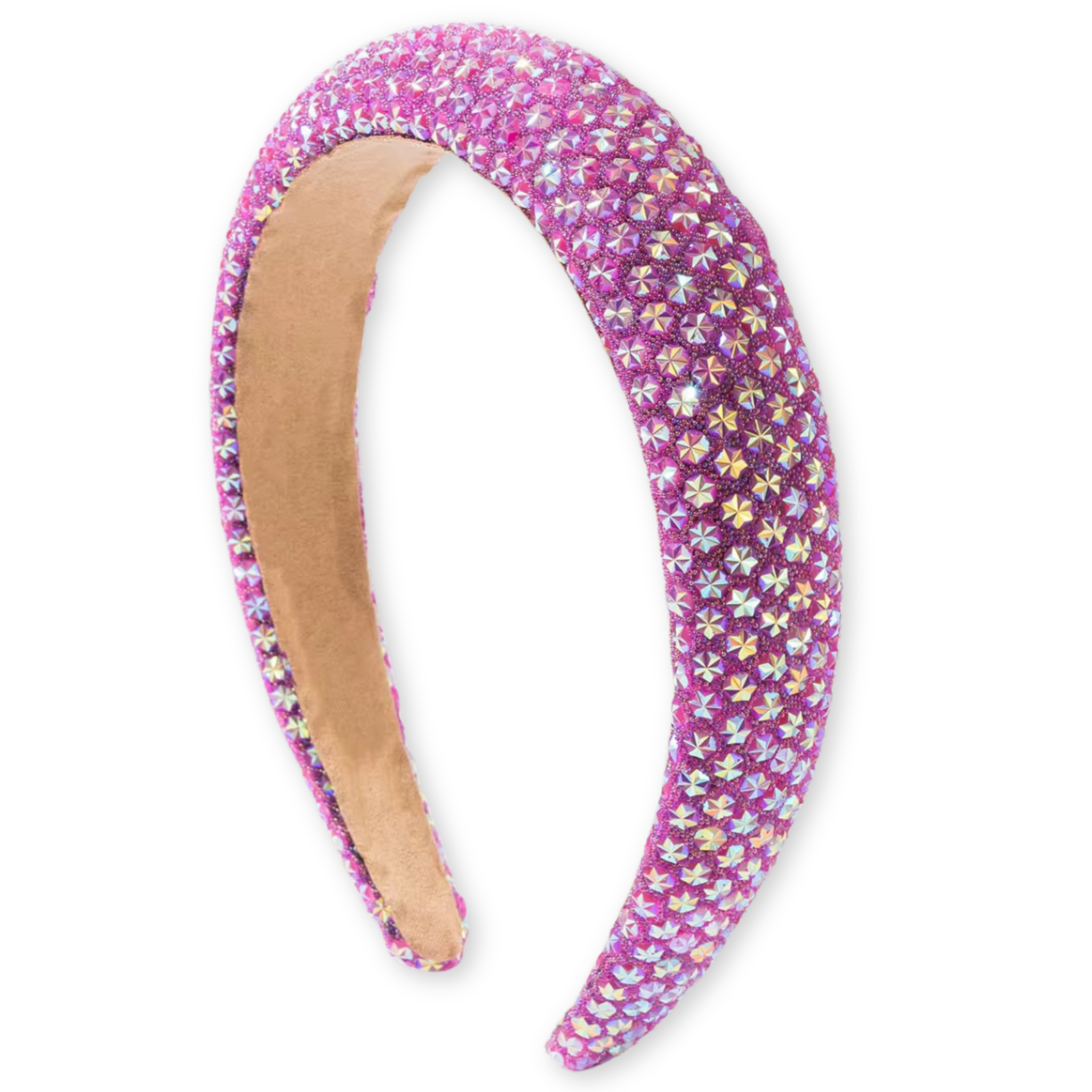 Rose Red Snow Flake Sparkle Hairband