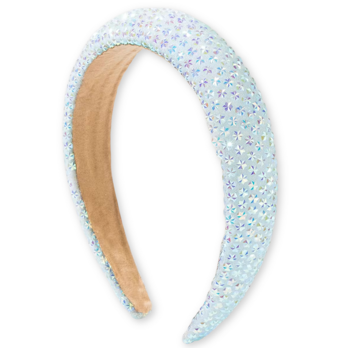 Sky Blue Snow Flake Sparkle Hairband