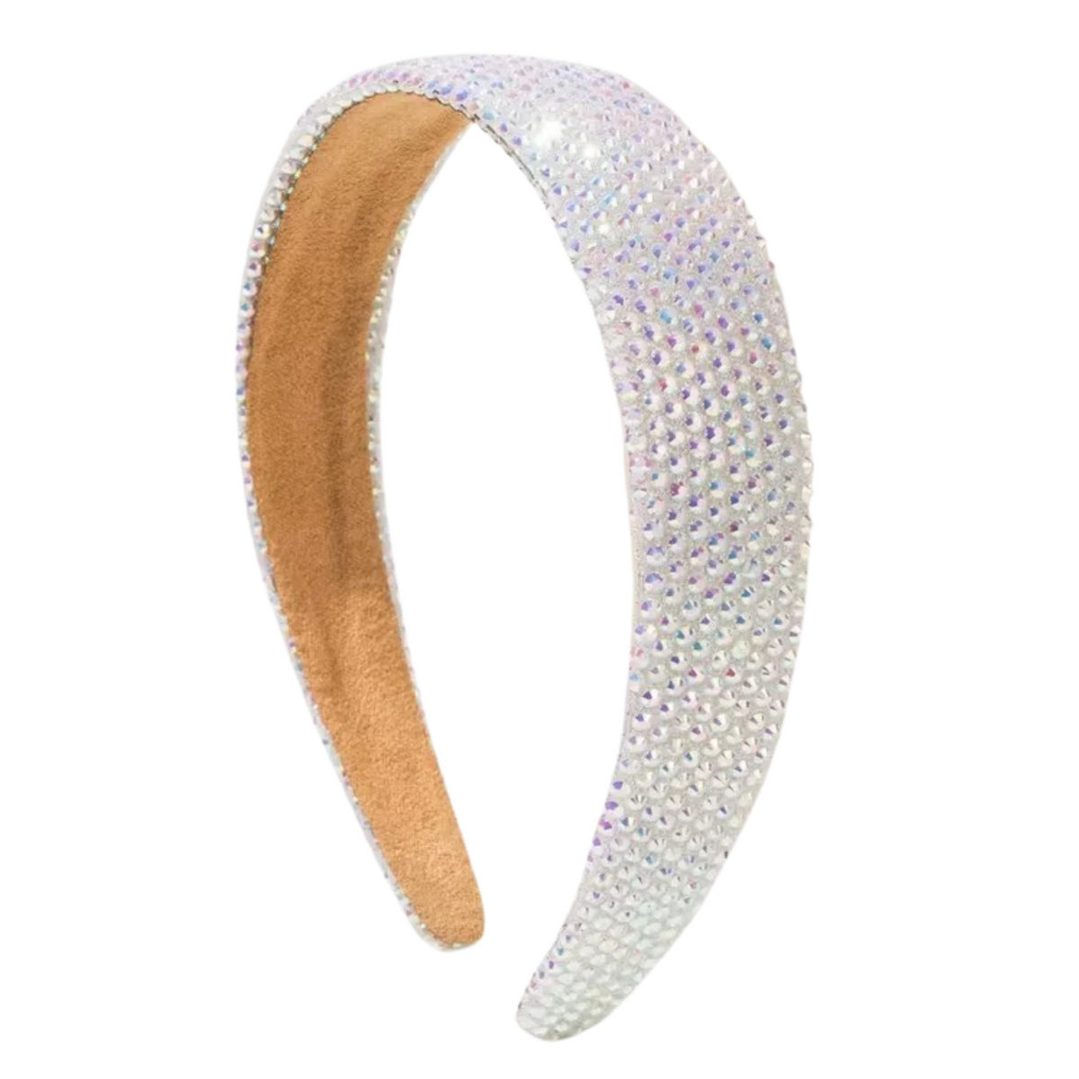 White Glow Shimmer Headband