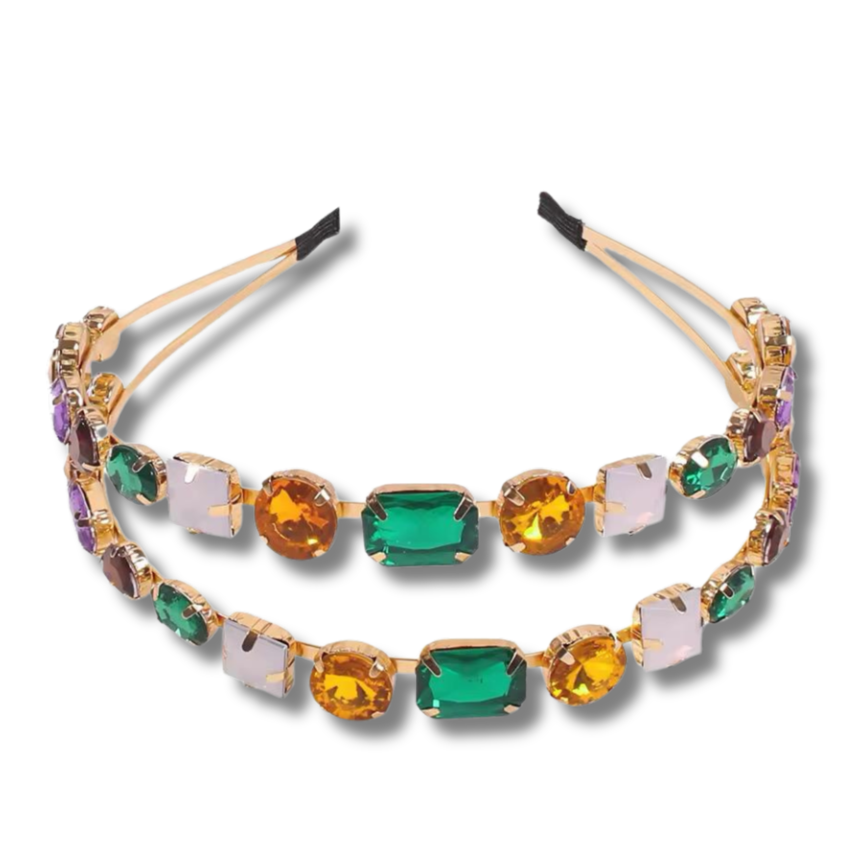Multicolor Crystal Crown Hairband
