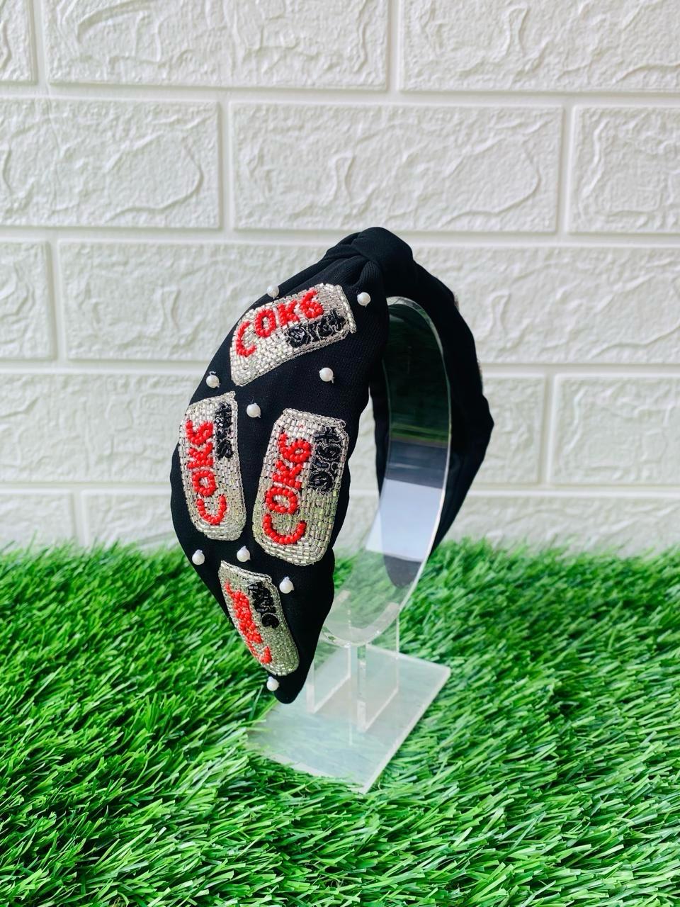 Sodalisious Coke Themed Turban Hairband