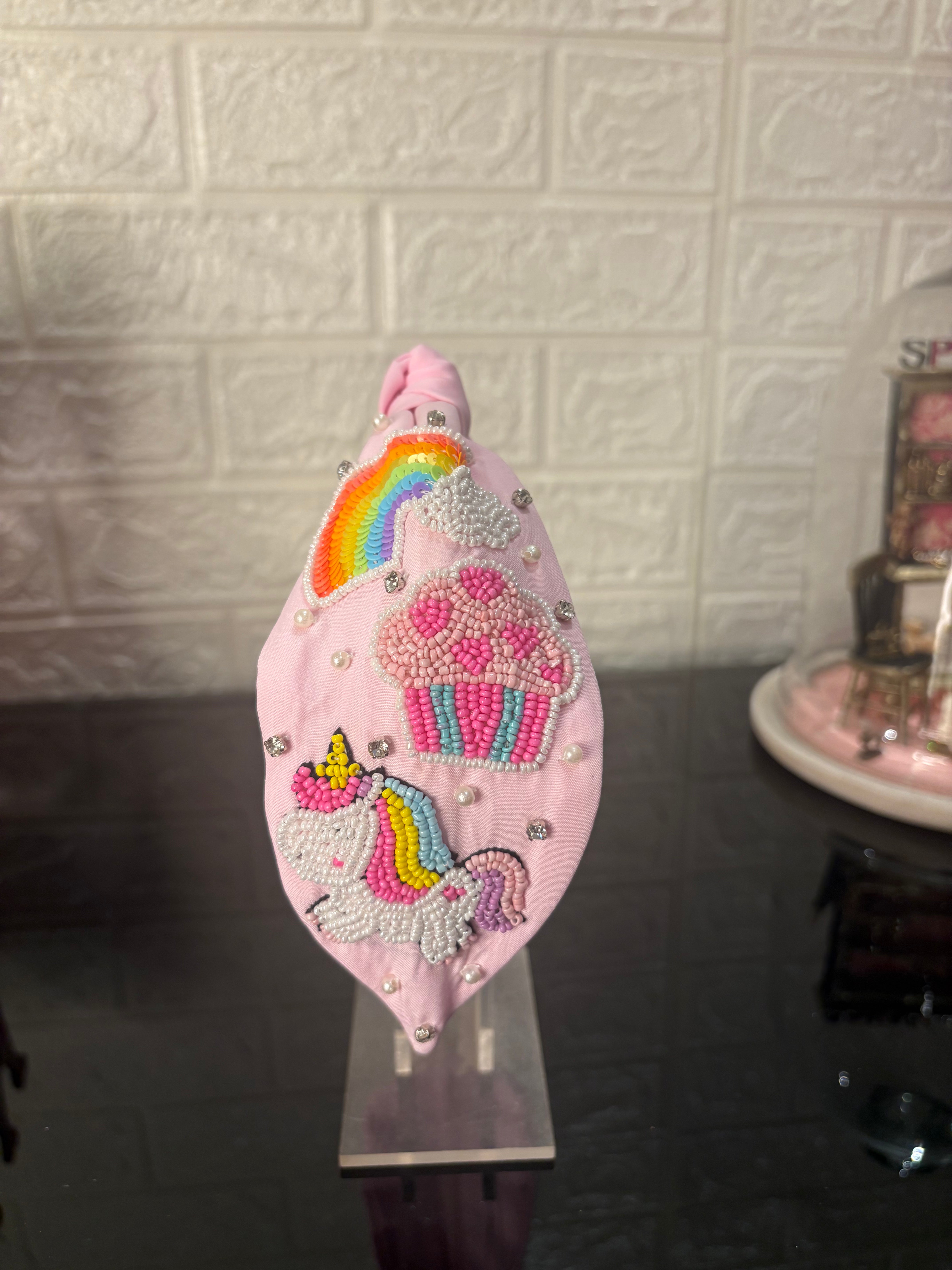 Unicorn Girl Baby Pink Hairband