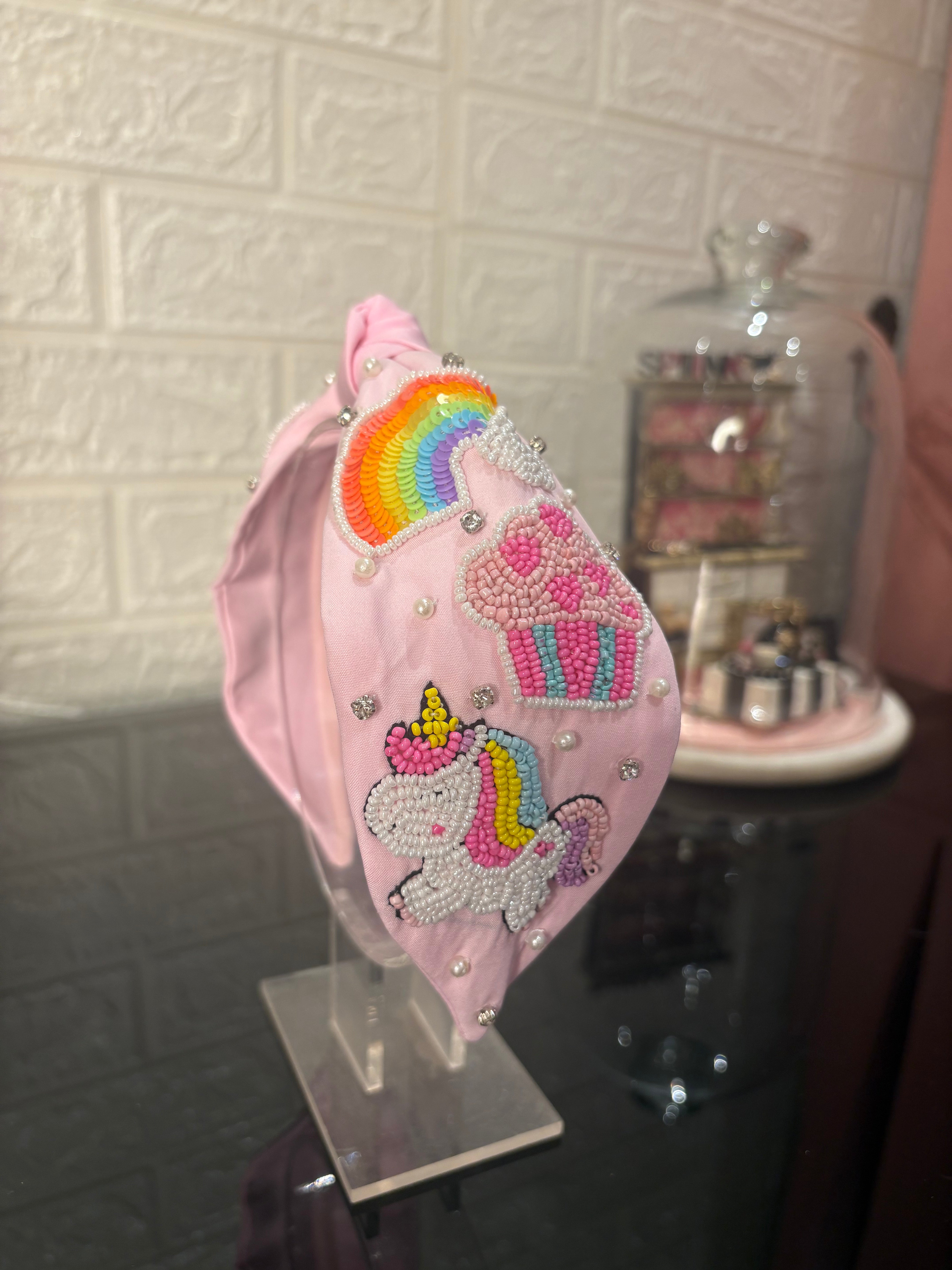 Unicorn Girl Baby Pink Hairband