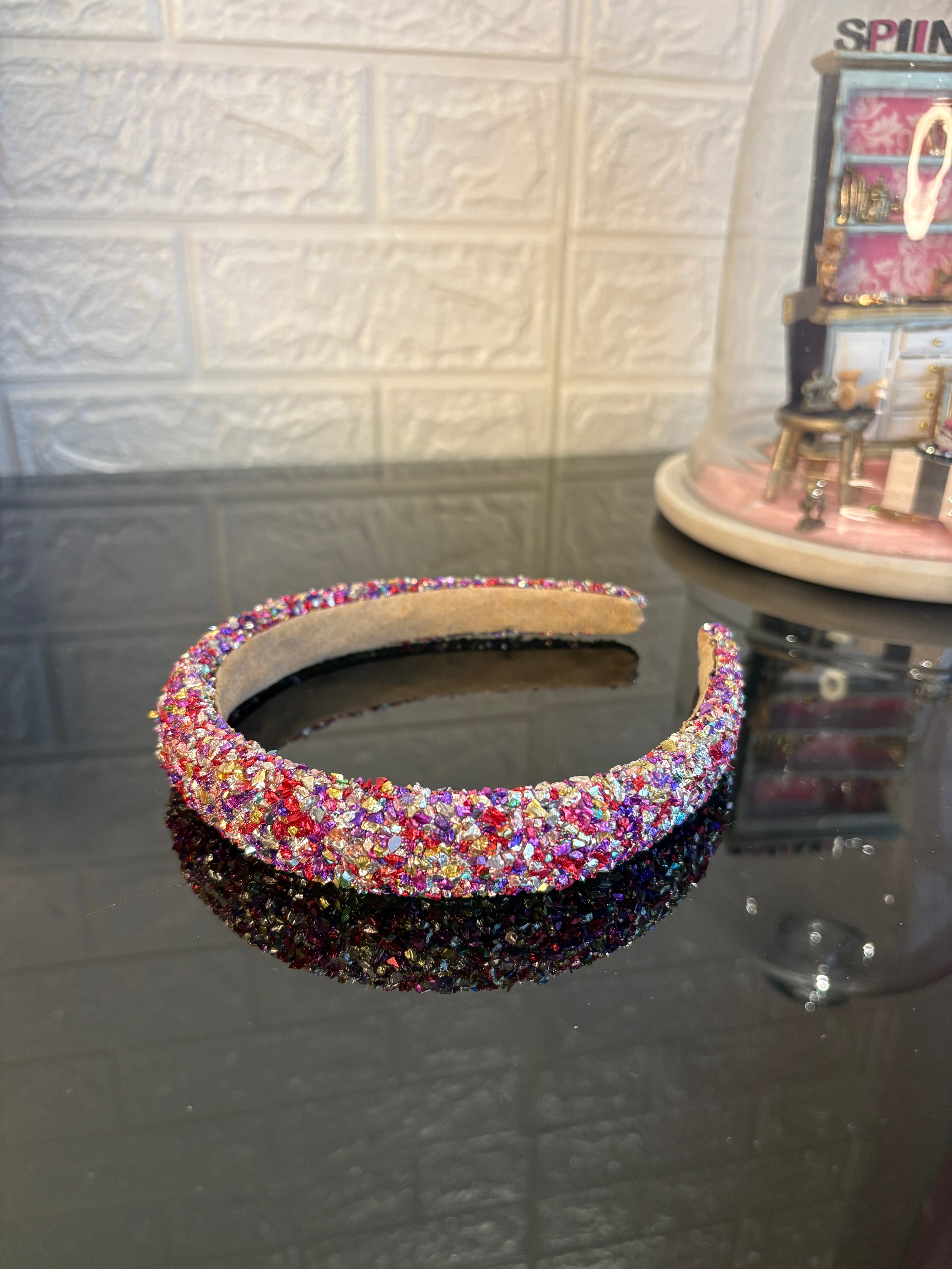 Multicolor Glitter Hairband