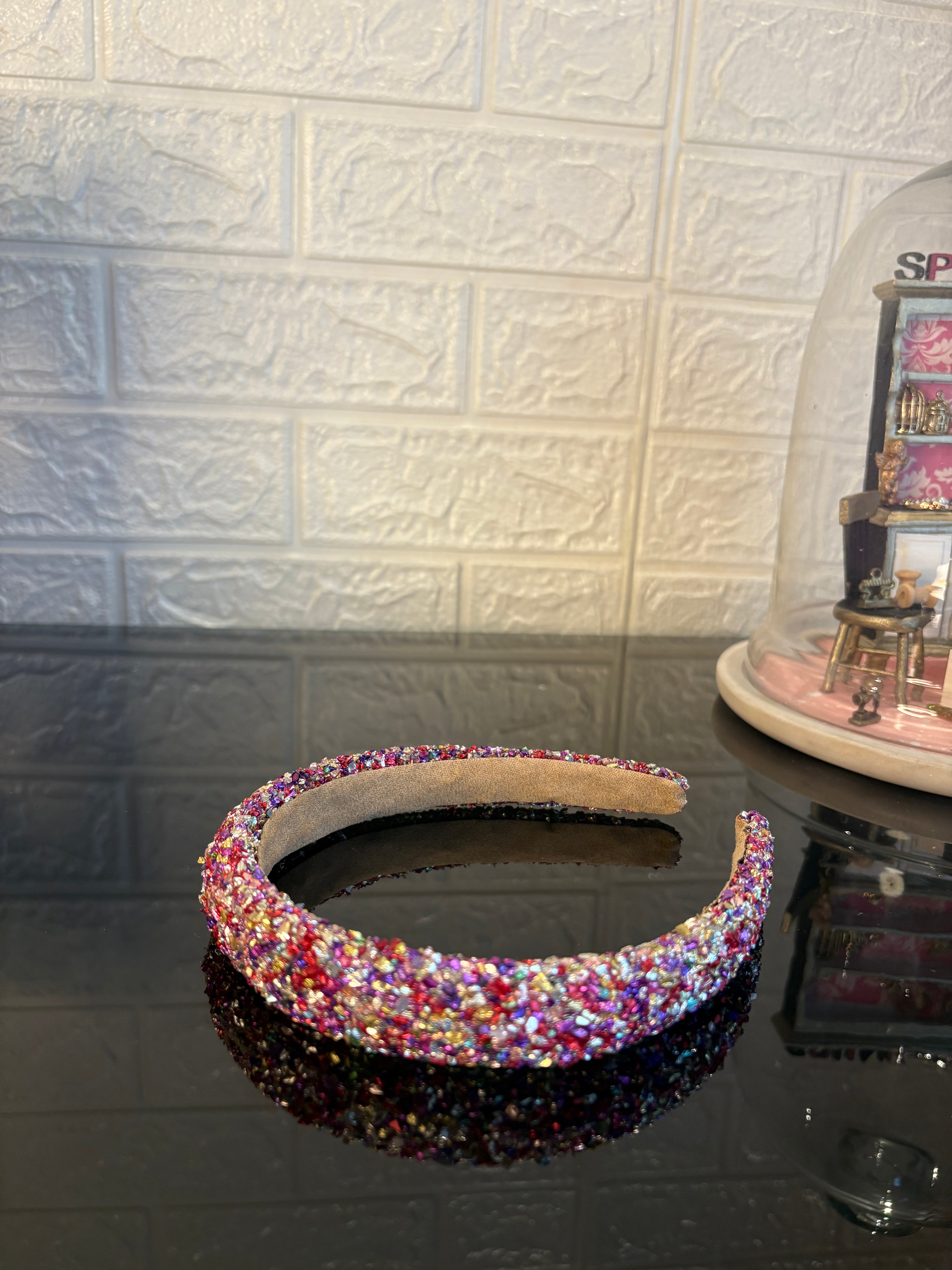 Multicolor Glitter Hairband