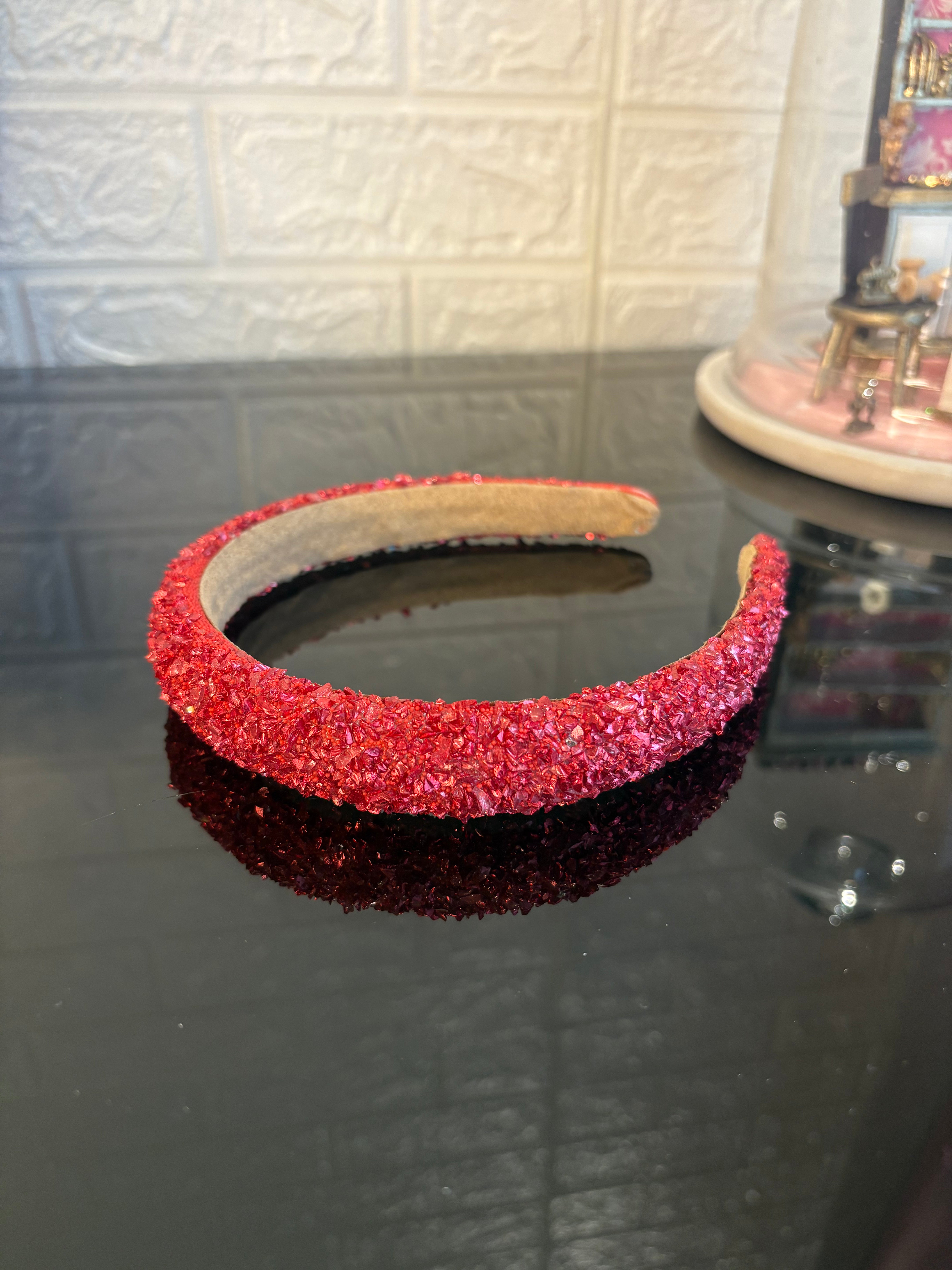 Red Glitter Hairband
