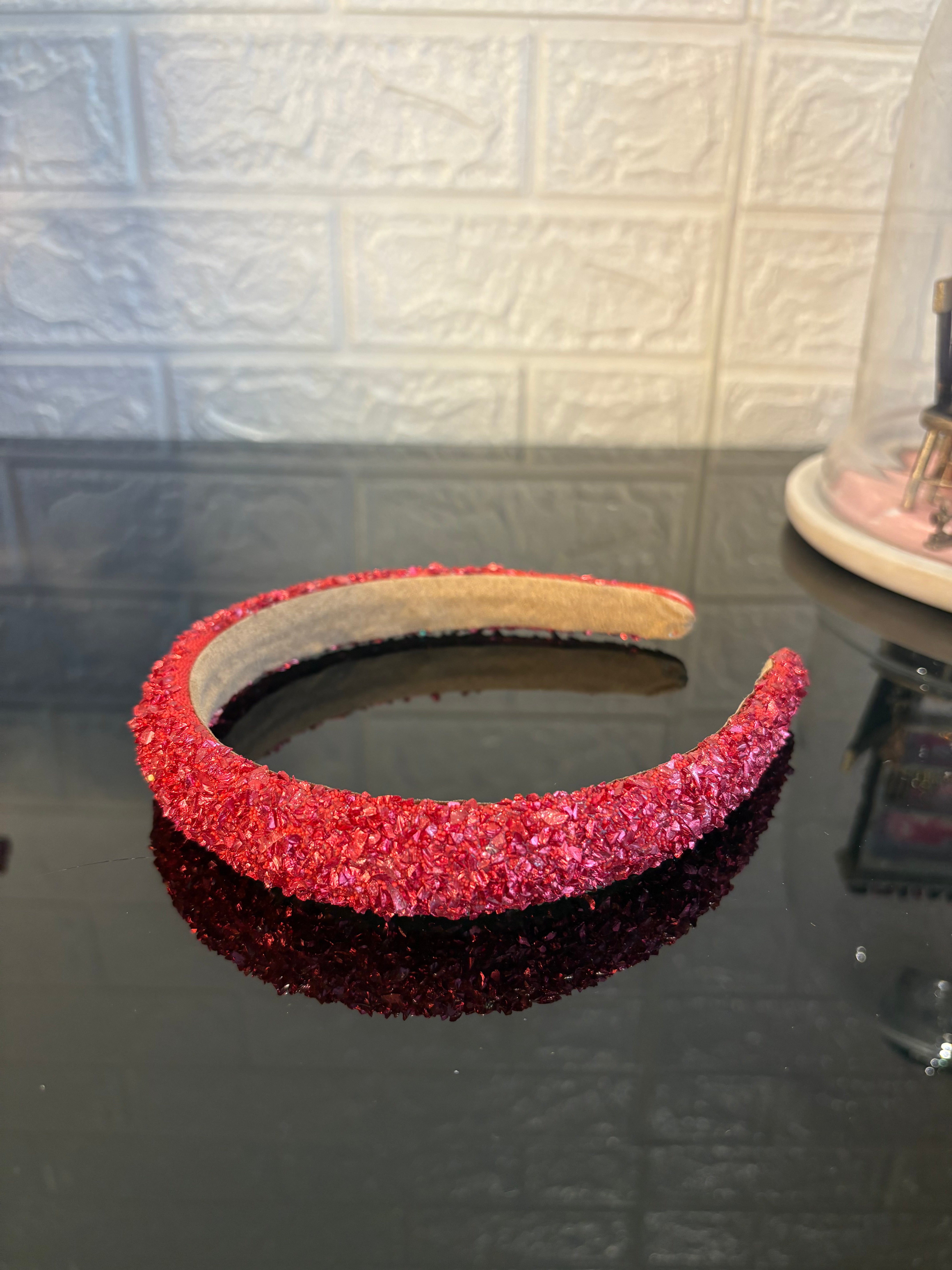 Red Glitter Hairband