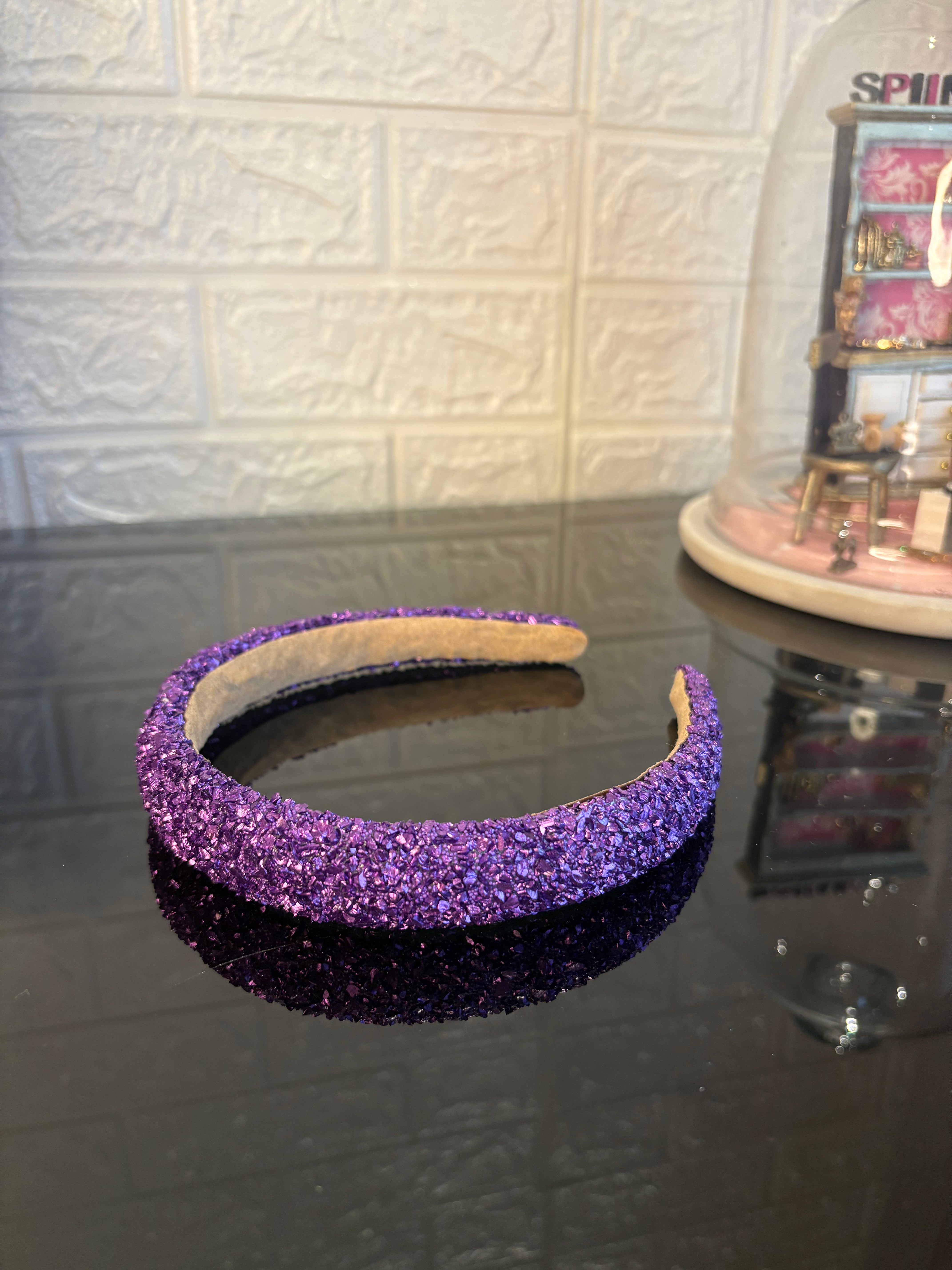 Purple Glitter Hairband