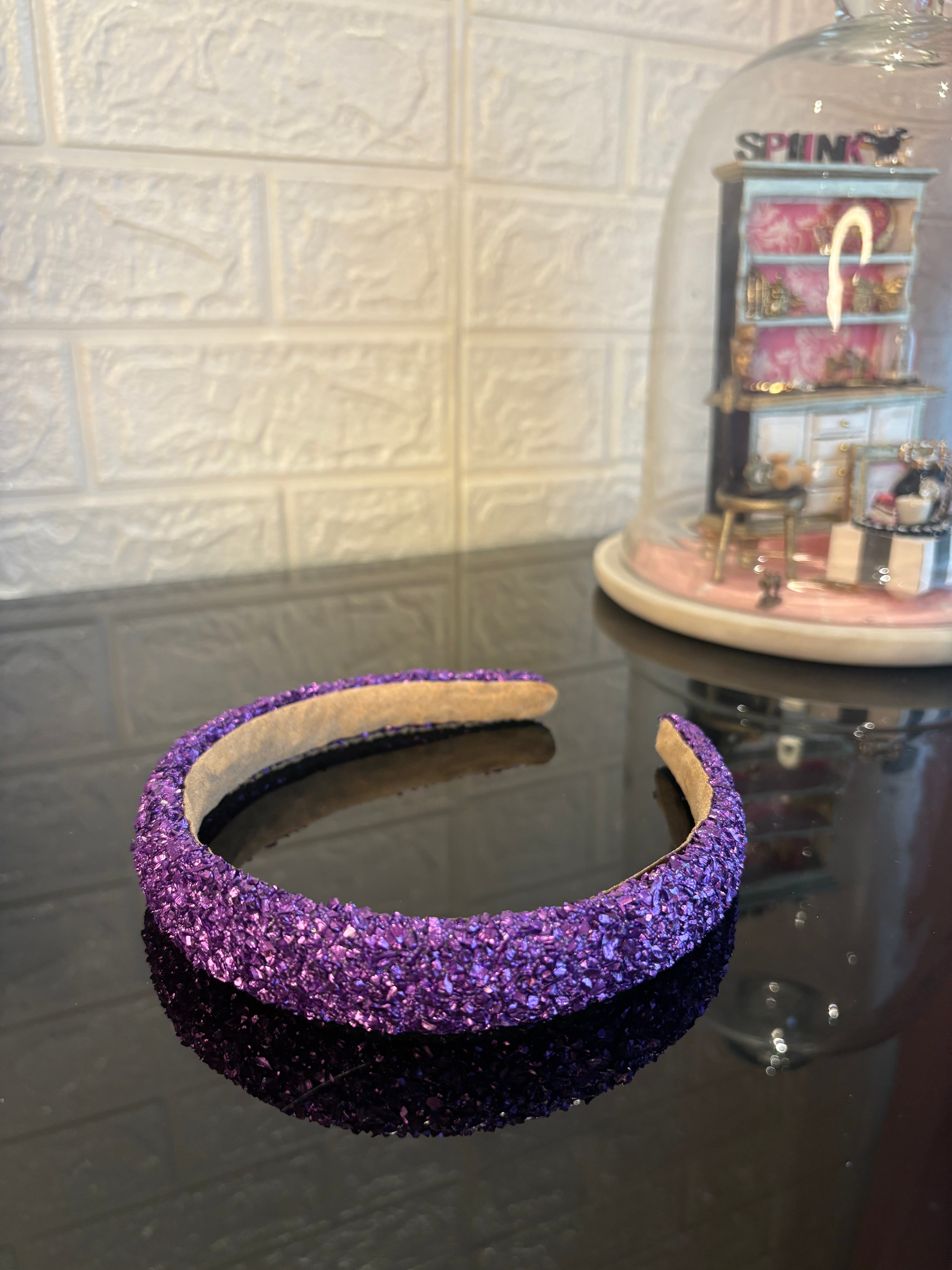 Purple Glitter Hairband