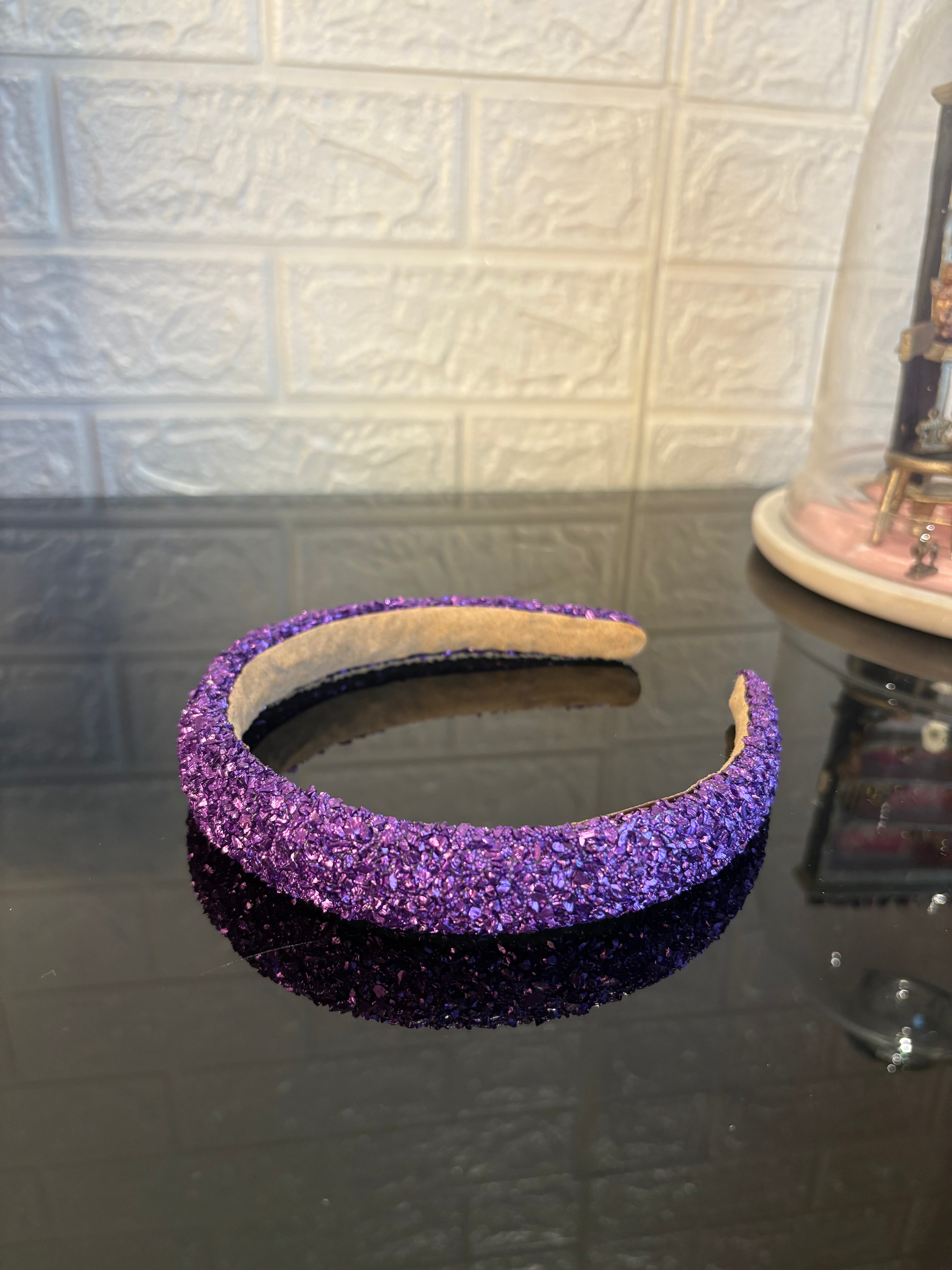 Purple Glitter Hairband