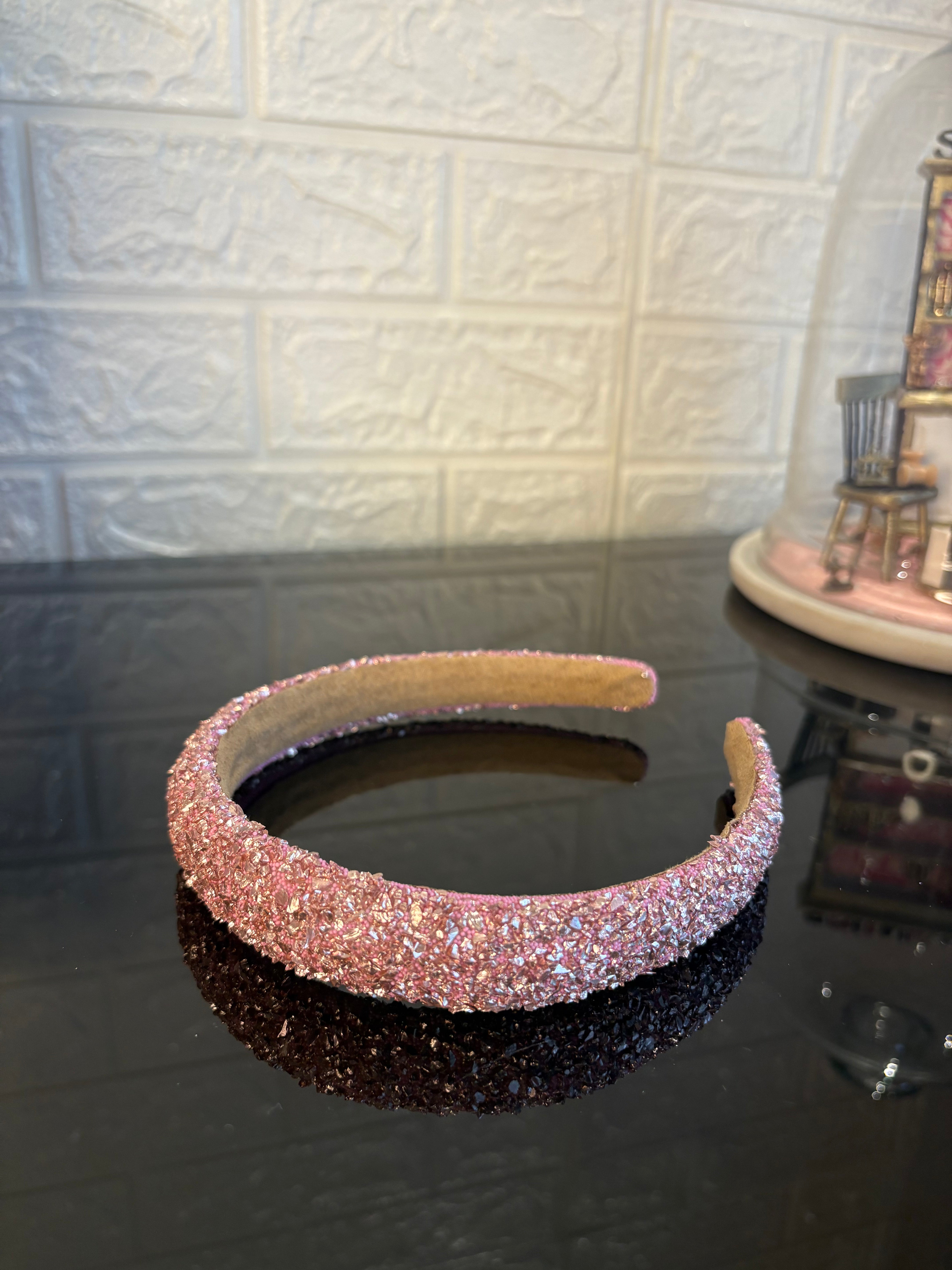 Pink Glitter Hairband