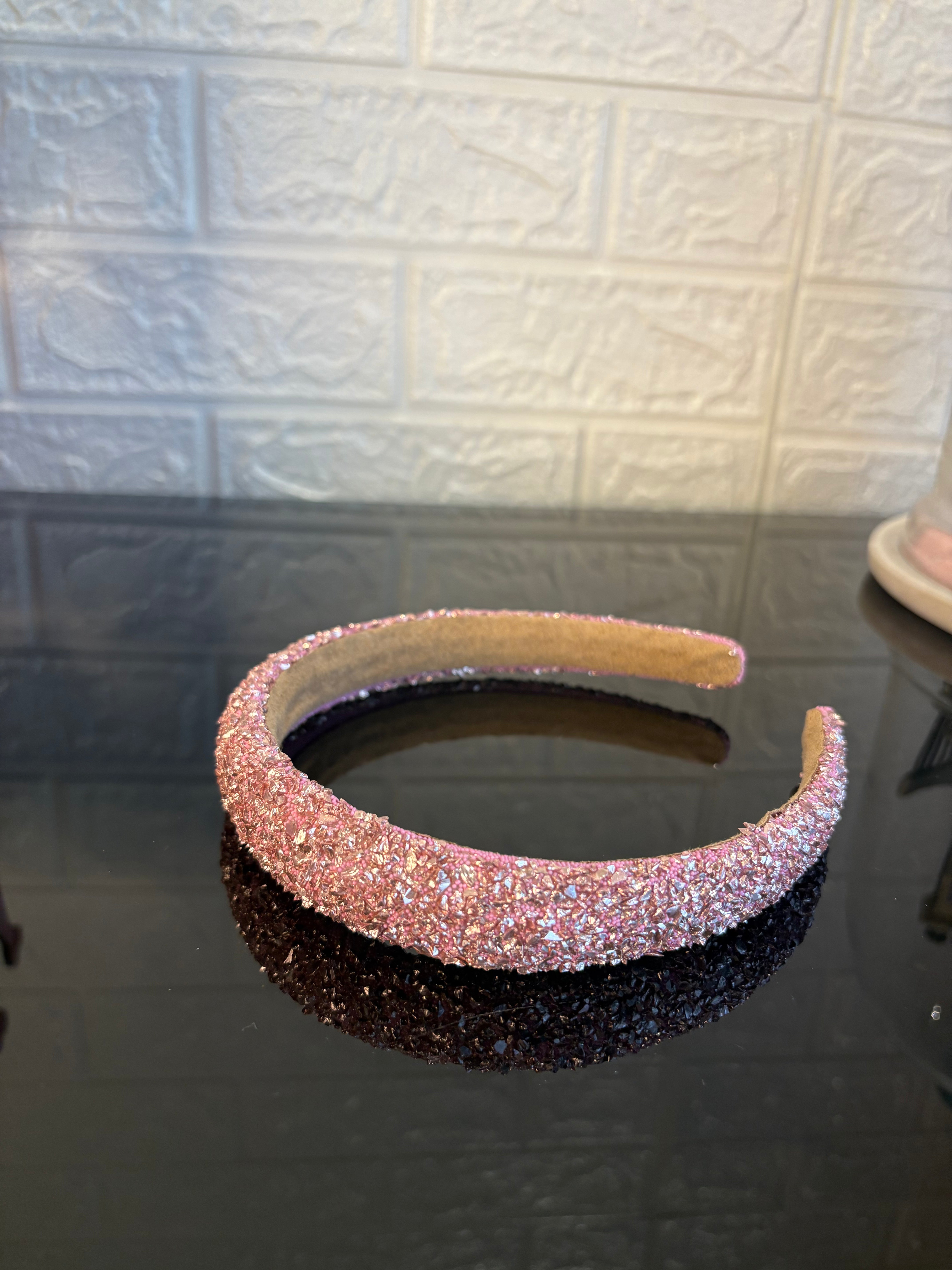 Pink Glitter Hairband