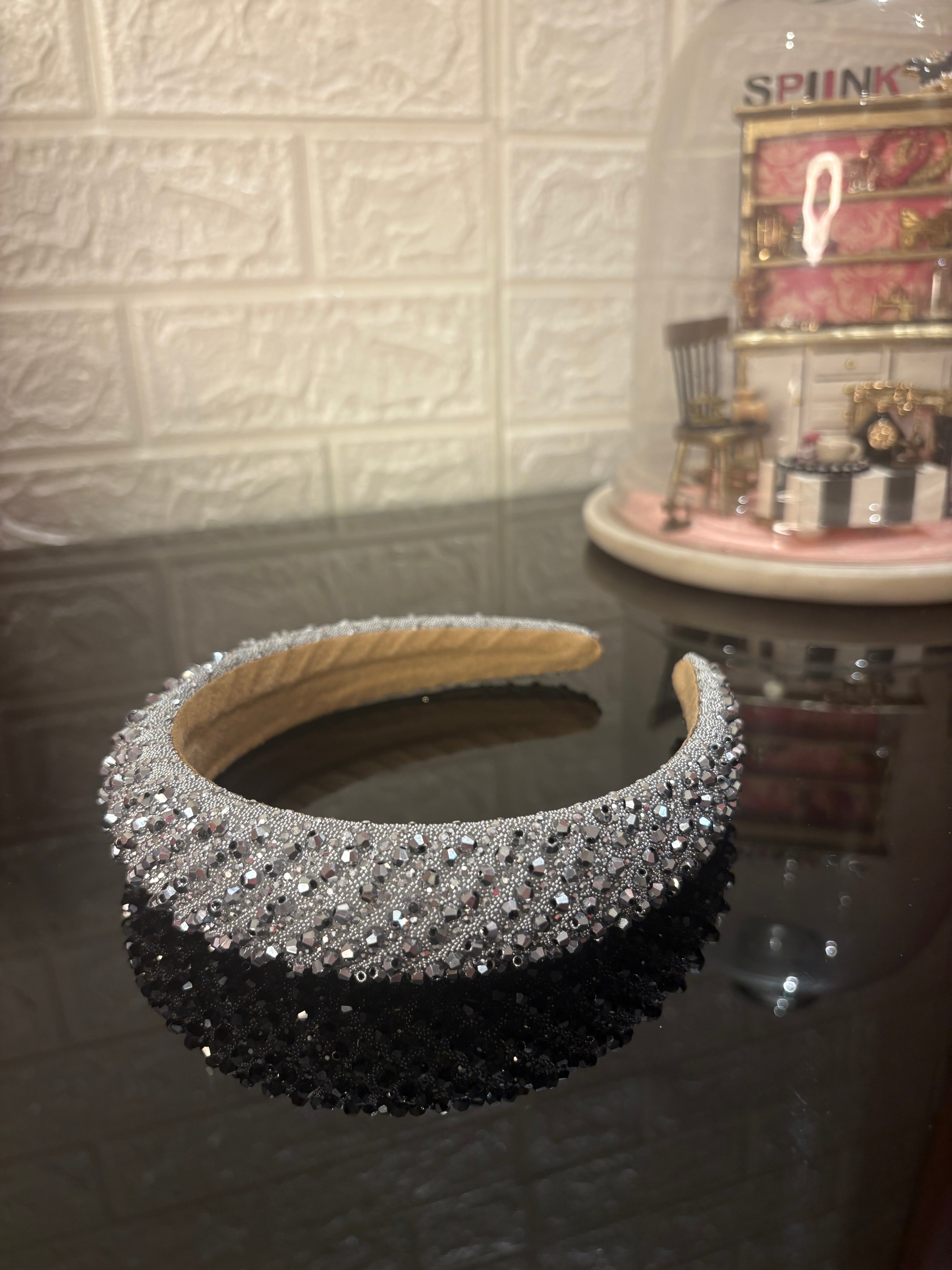 Silver Dazzle Crown Headband