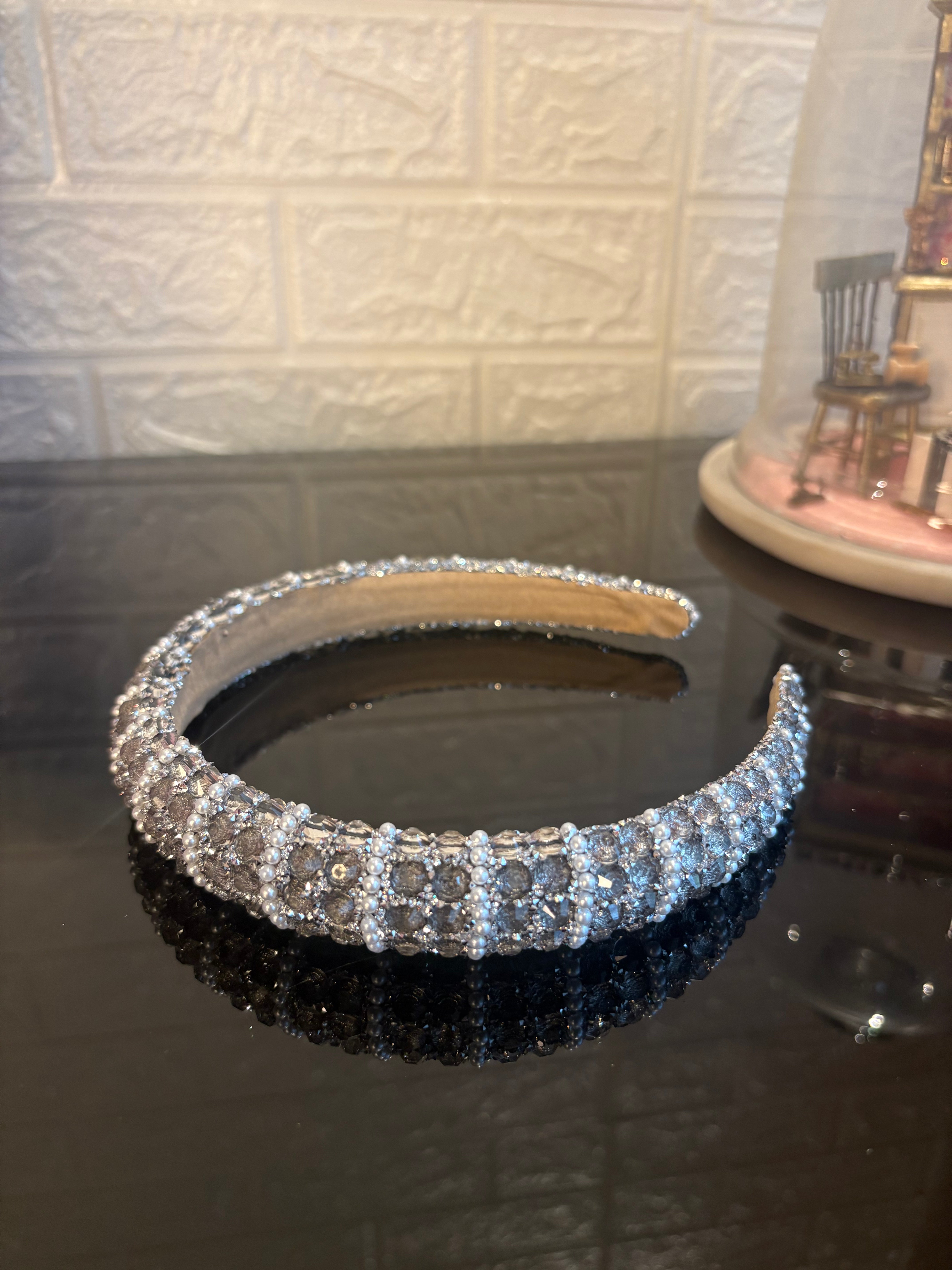 Grey Twinkle Headband