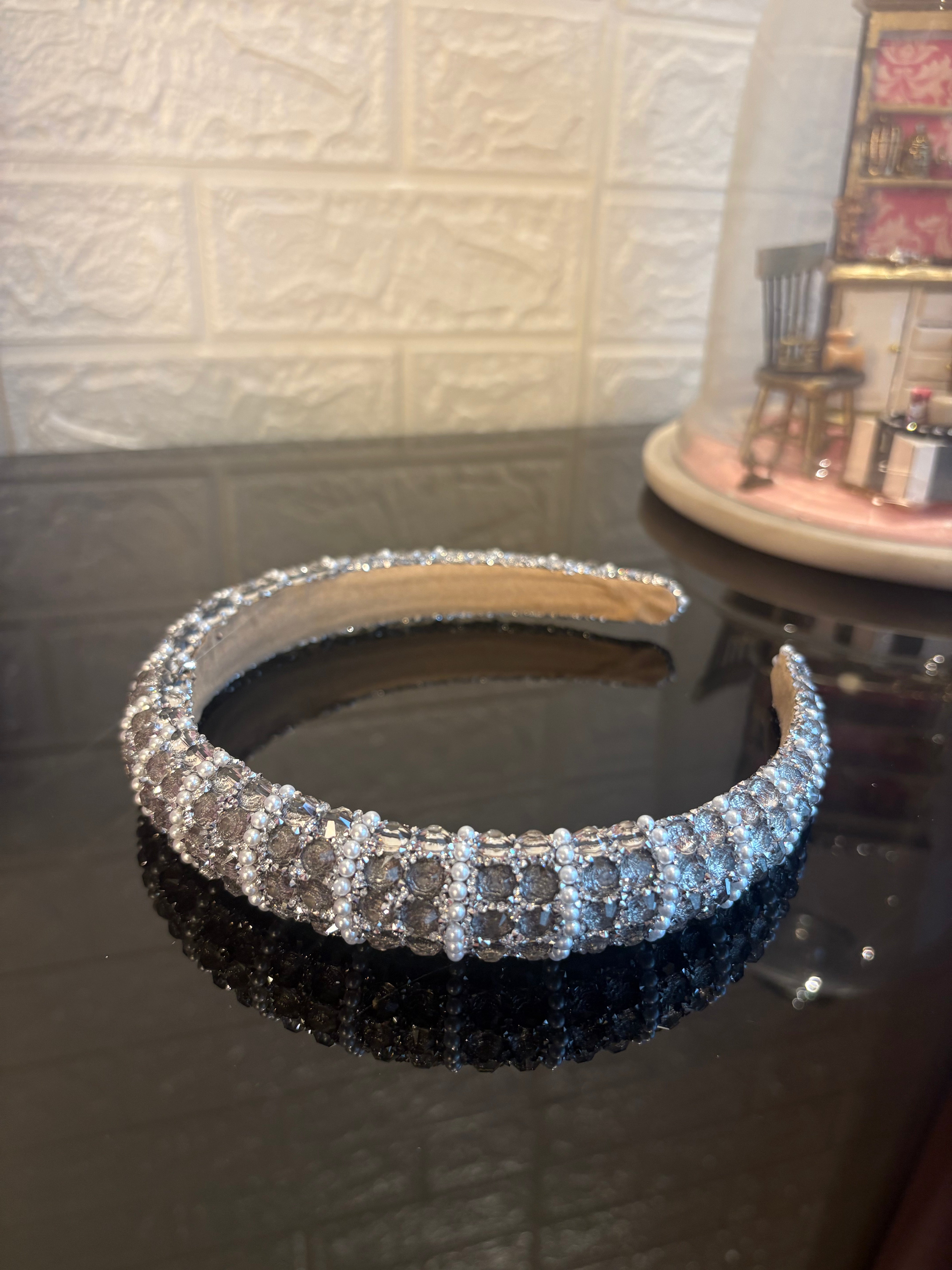 Grey Twinkle Headband