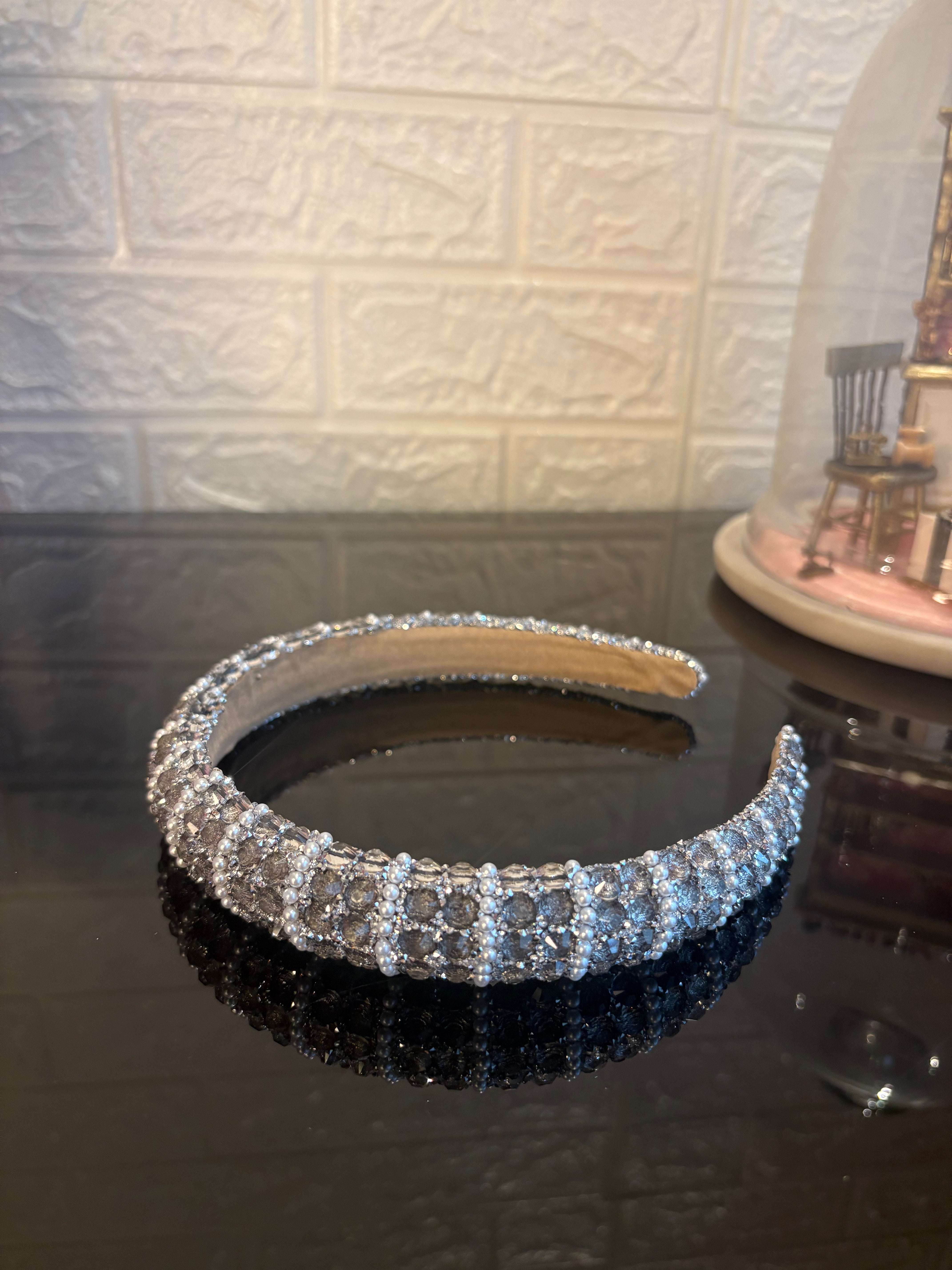 Grey Twinkle Headband