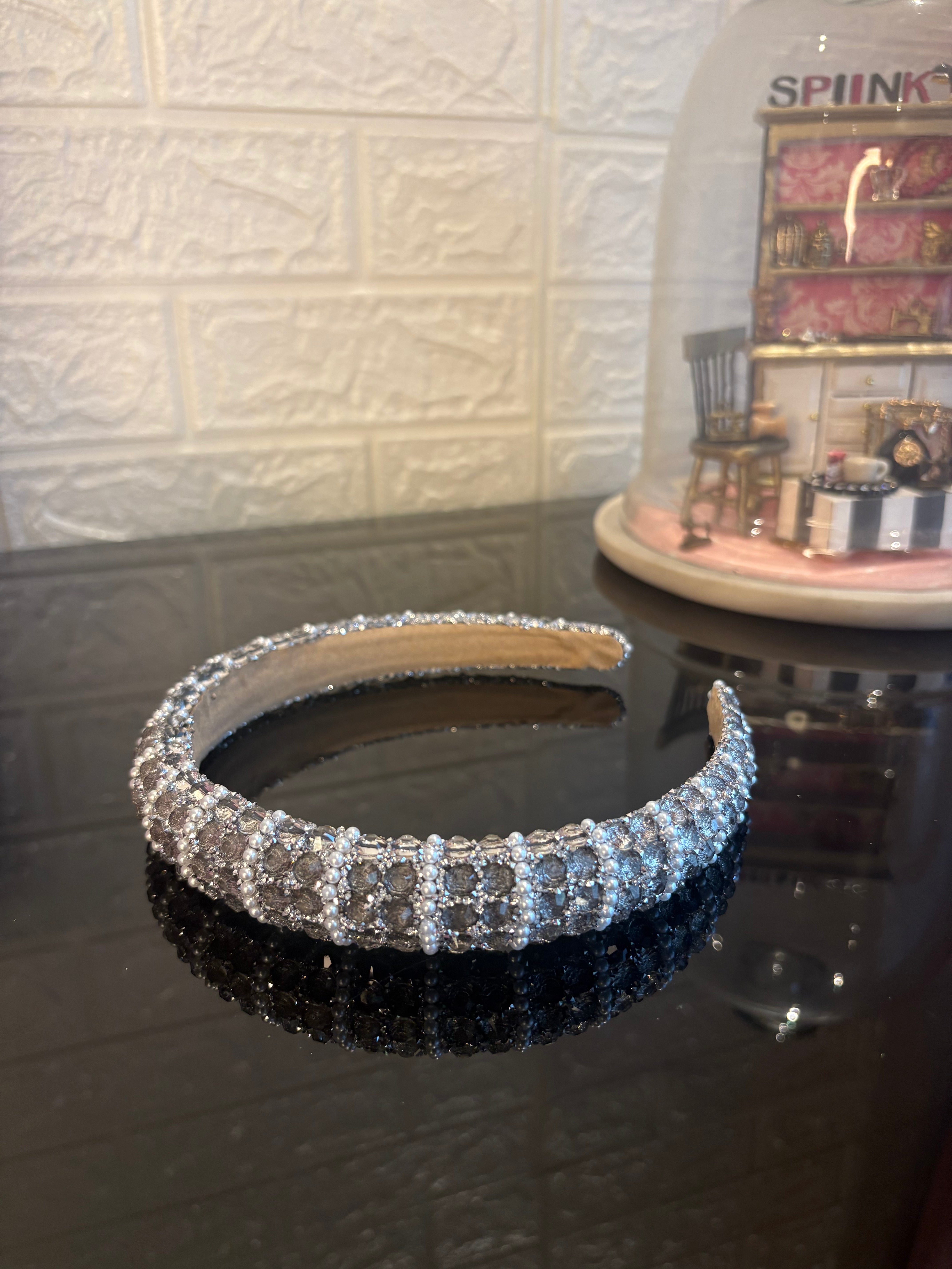 Grey Twinkle Headband