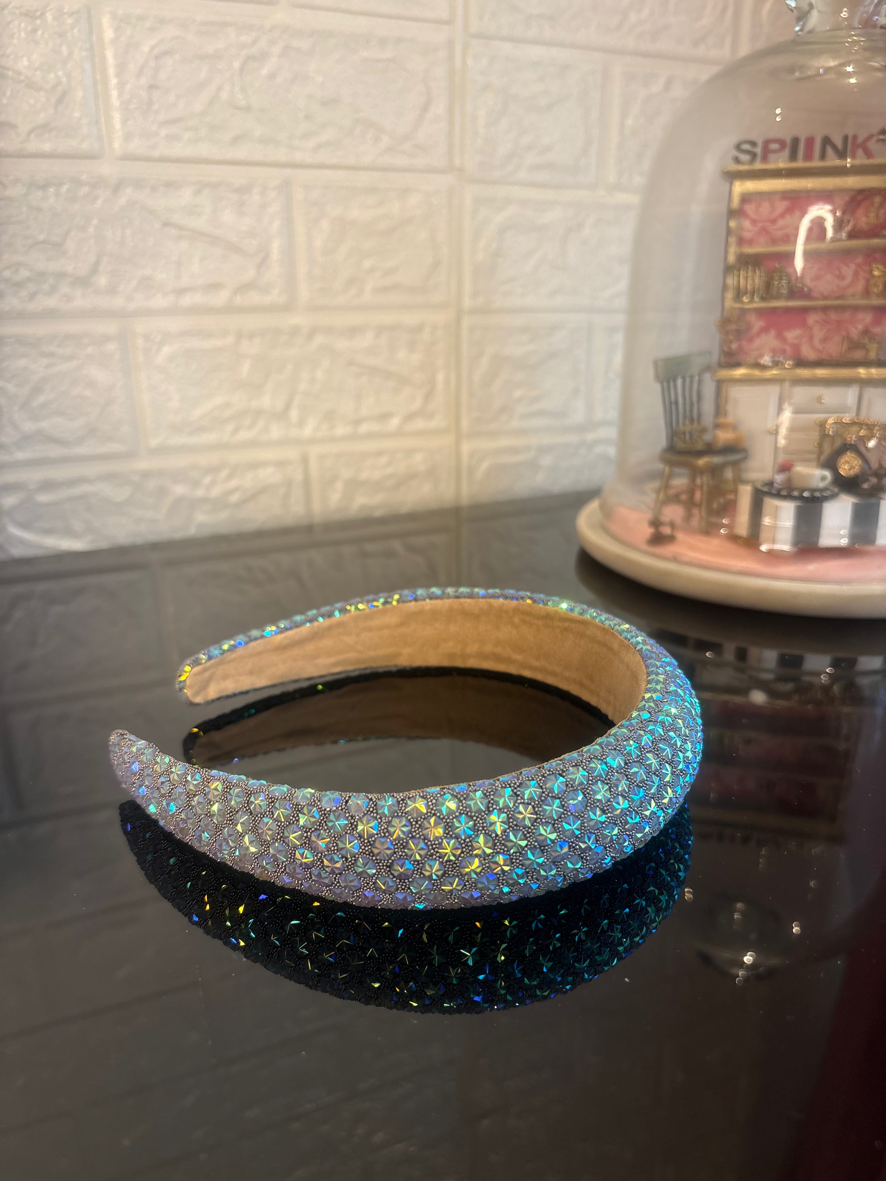 Blue Snow Flake Sparkle Hairband