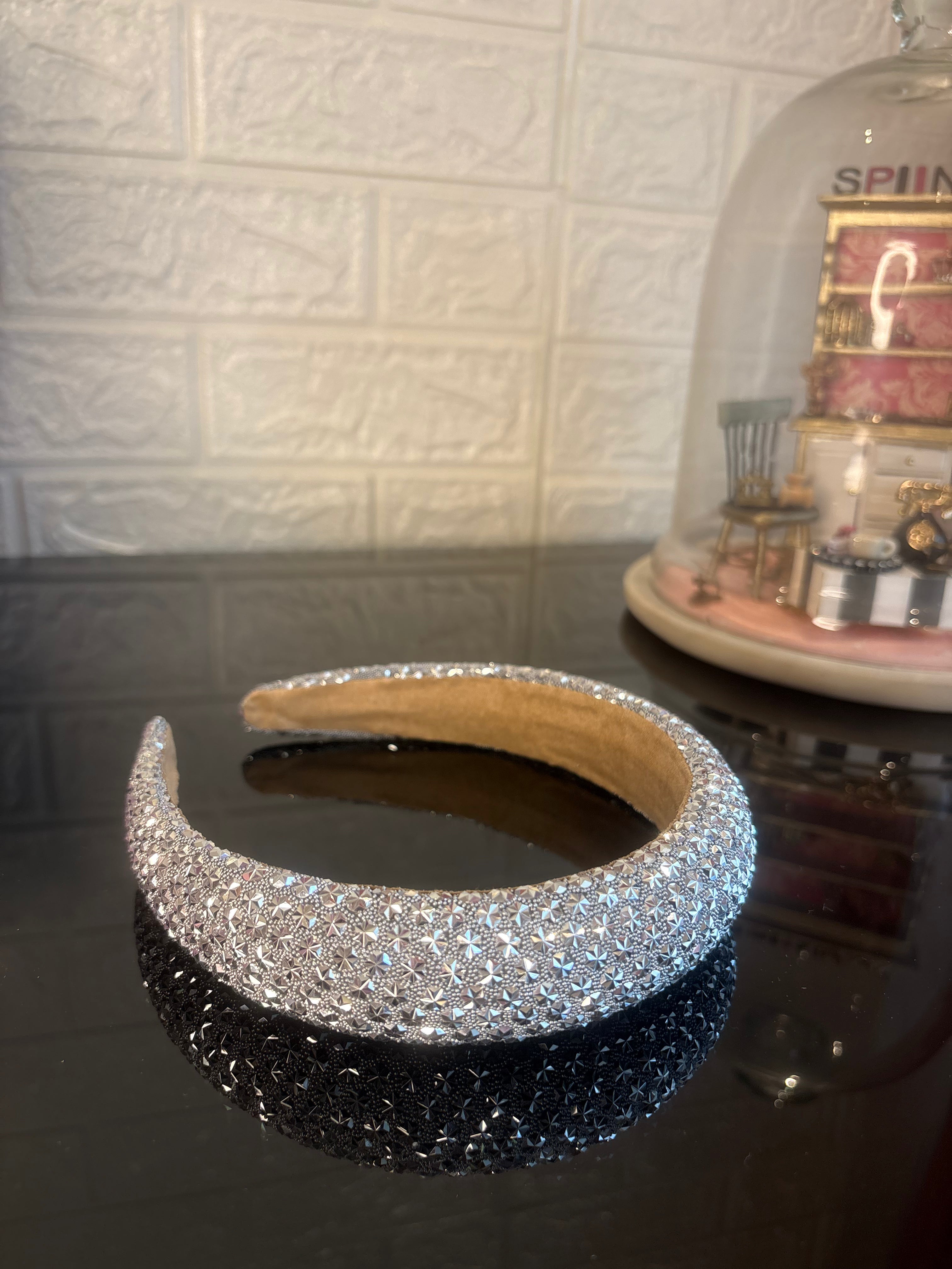 Silver Snow Flake Sparkle Hairband