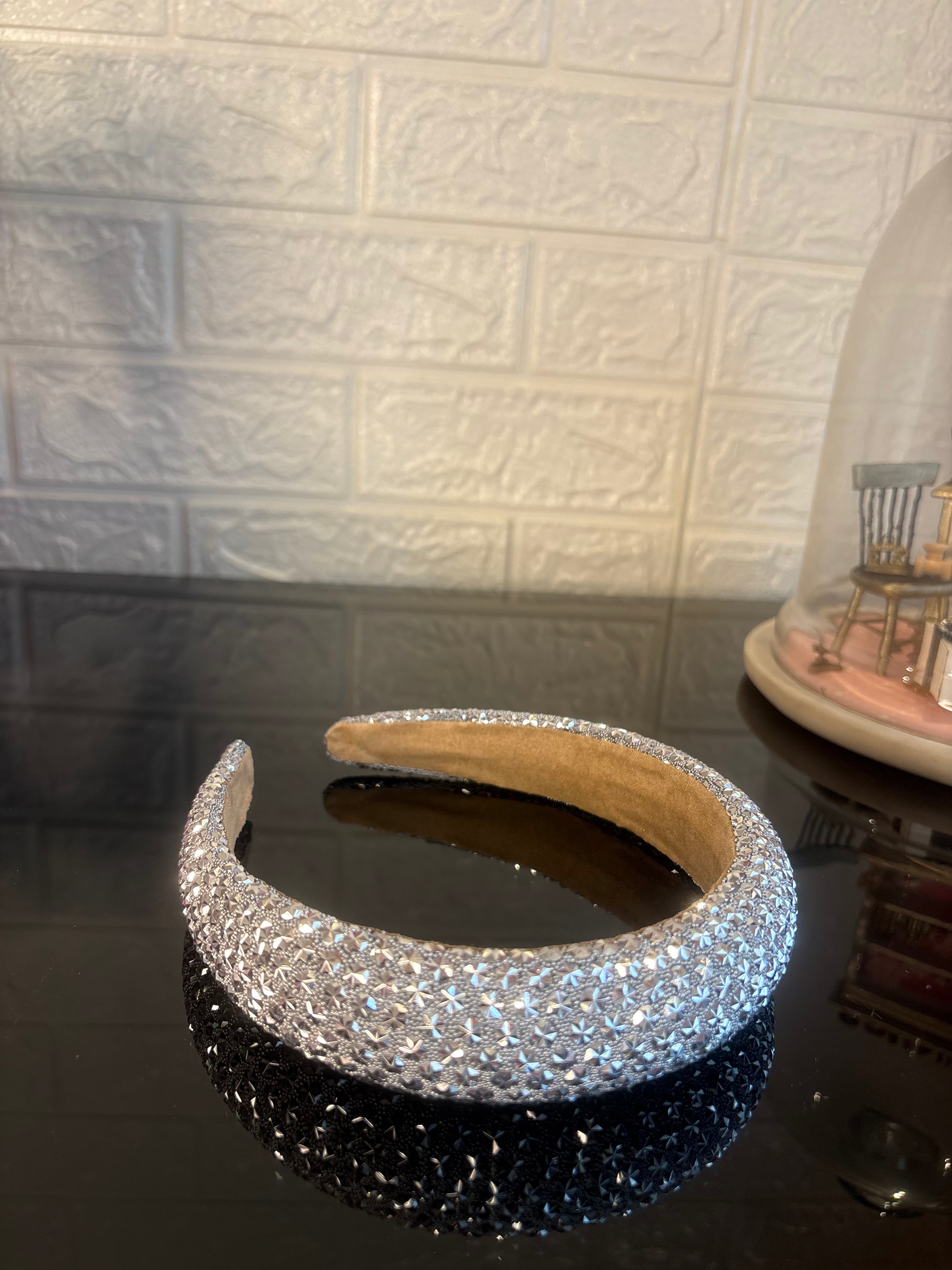 Silver Snow Flake Sparkle Hairband