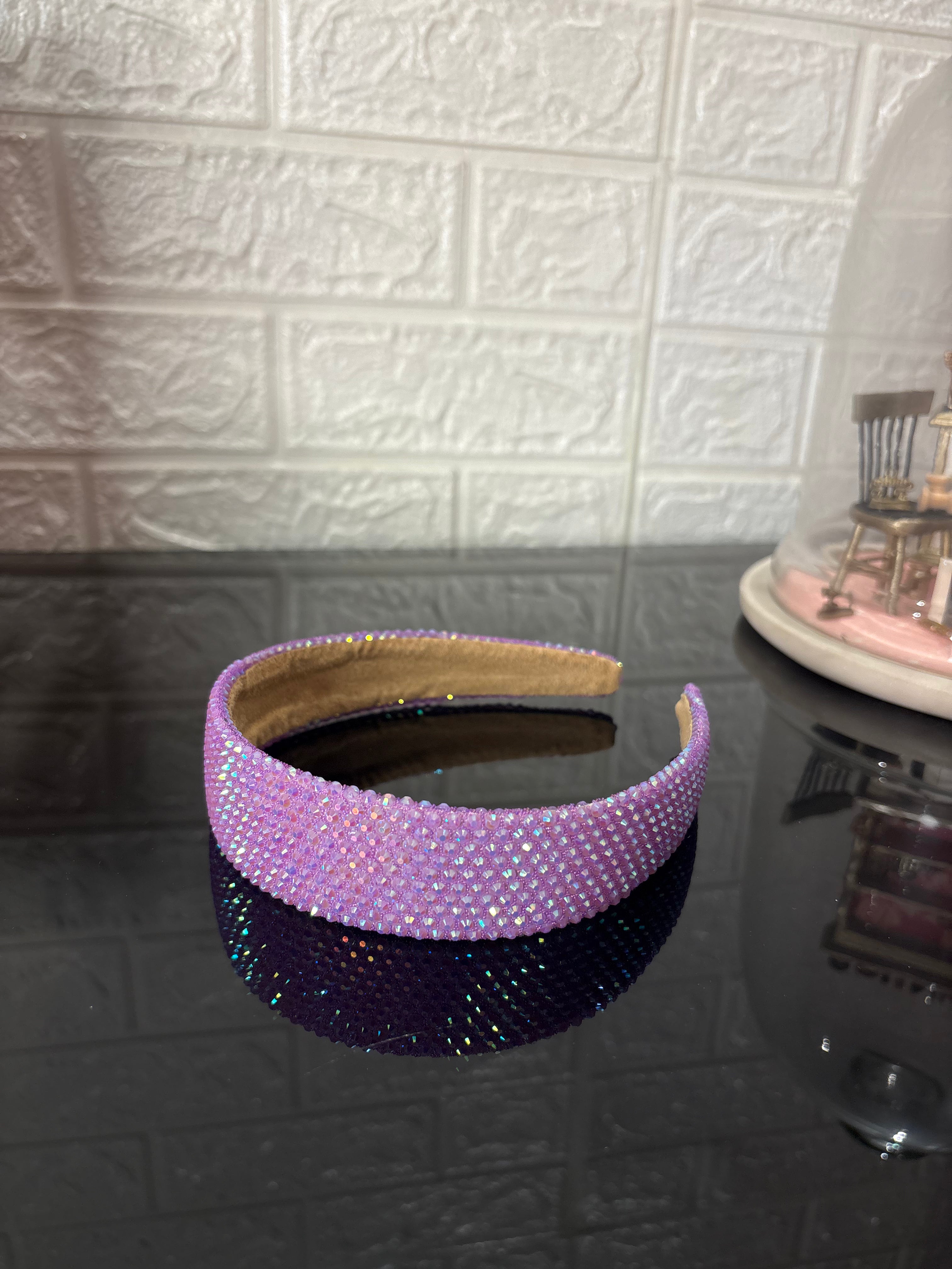 Purple Glow Shimmer Headband