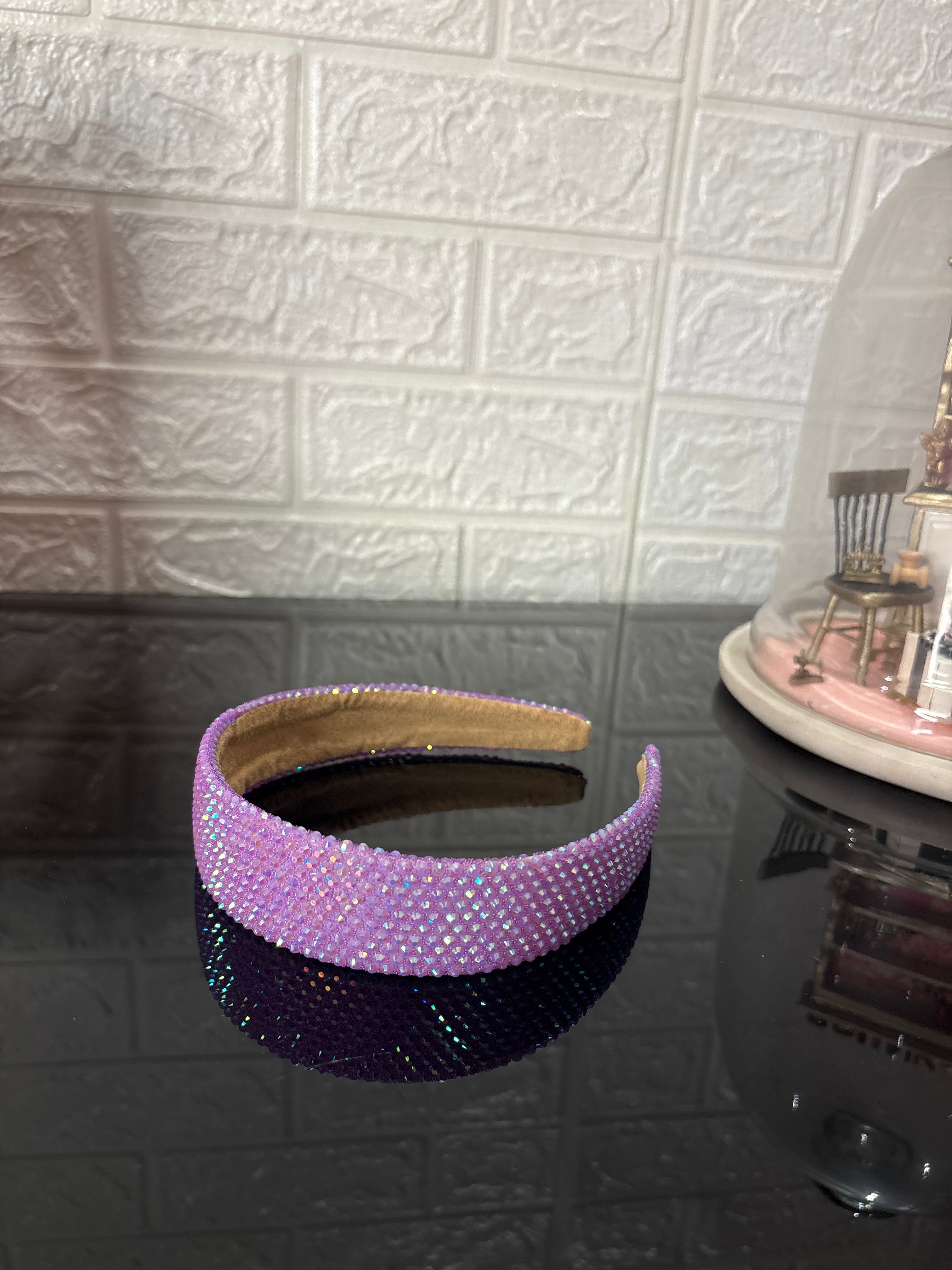 Purple Glow Shimmer Headband