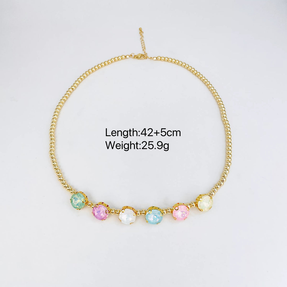 Round Crystal Necklace
