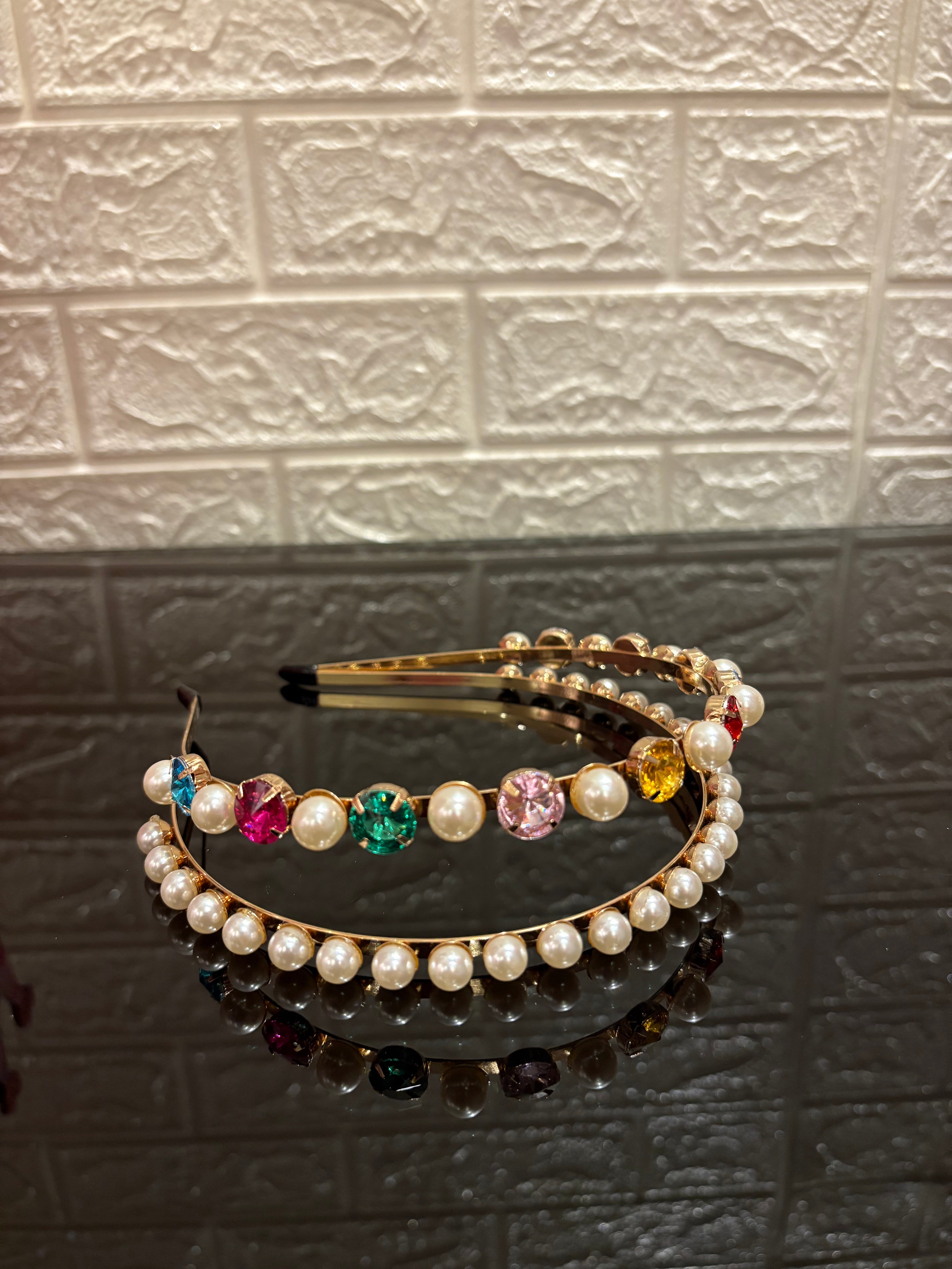 Celestial Pearl Crown Hairband