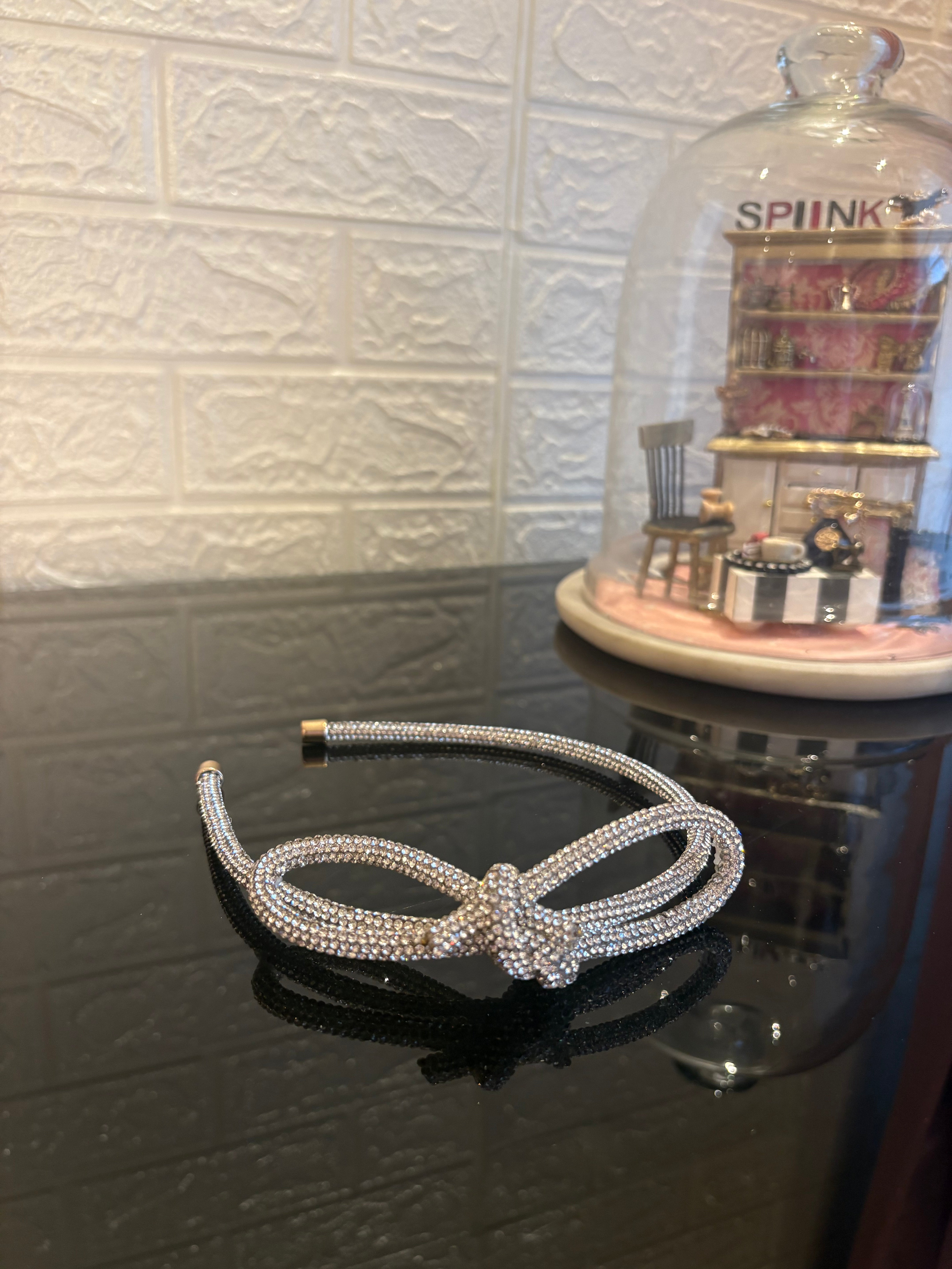 Rhinestone Crystal Knot Hairband