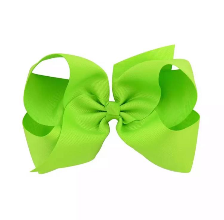 Neon Green Hair Bow