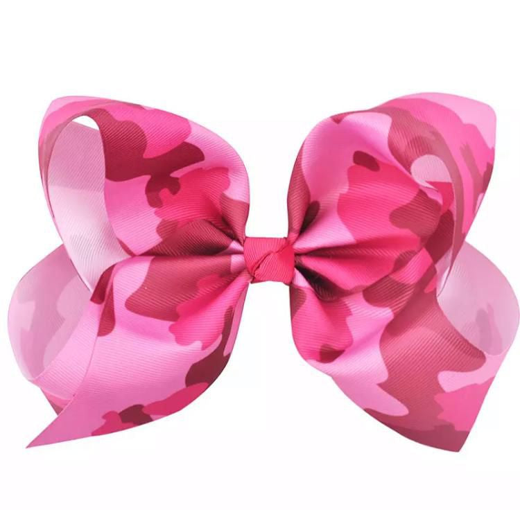 Red Rose Hair Bow