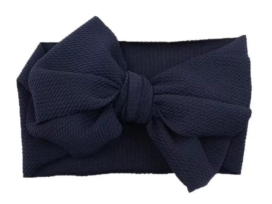 Dark Blue Bandeau Headband