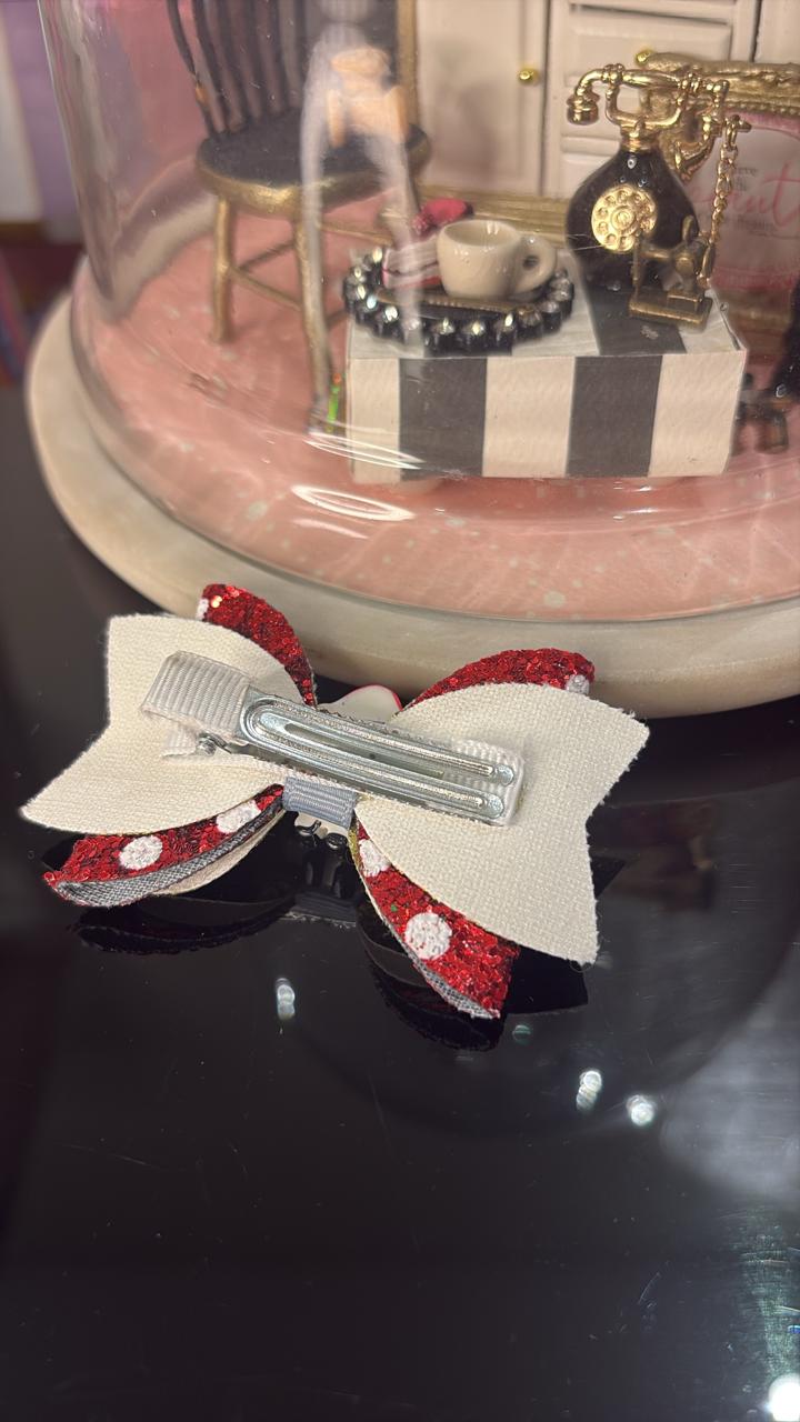 Golden Santa Sparkle Bow