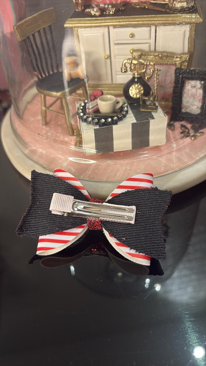 Red Ribbon Candy Bow