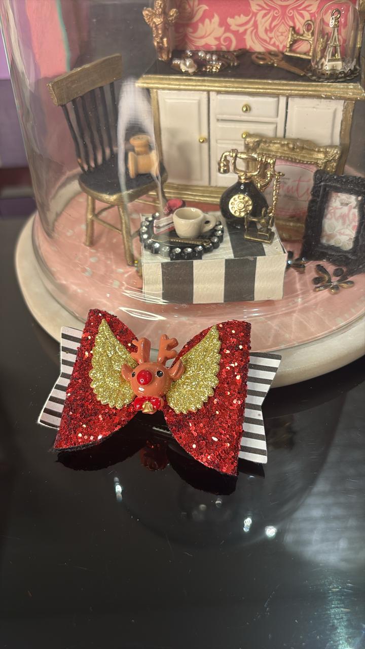 Santa’s Little Reindeer Bow