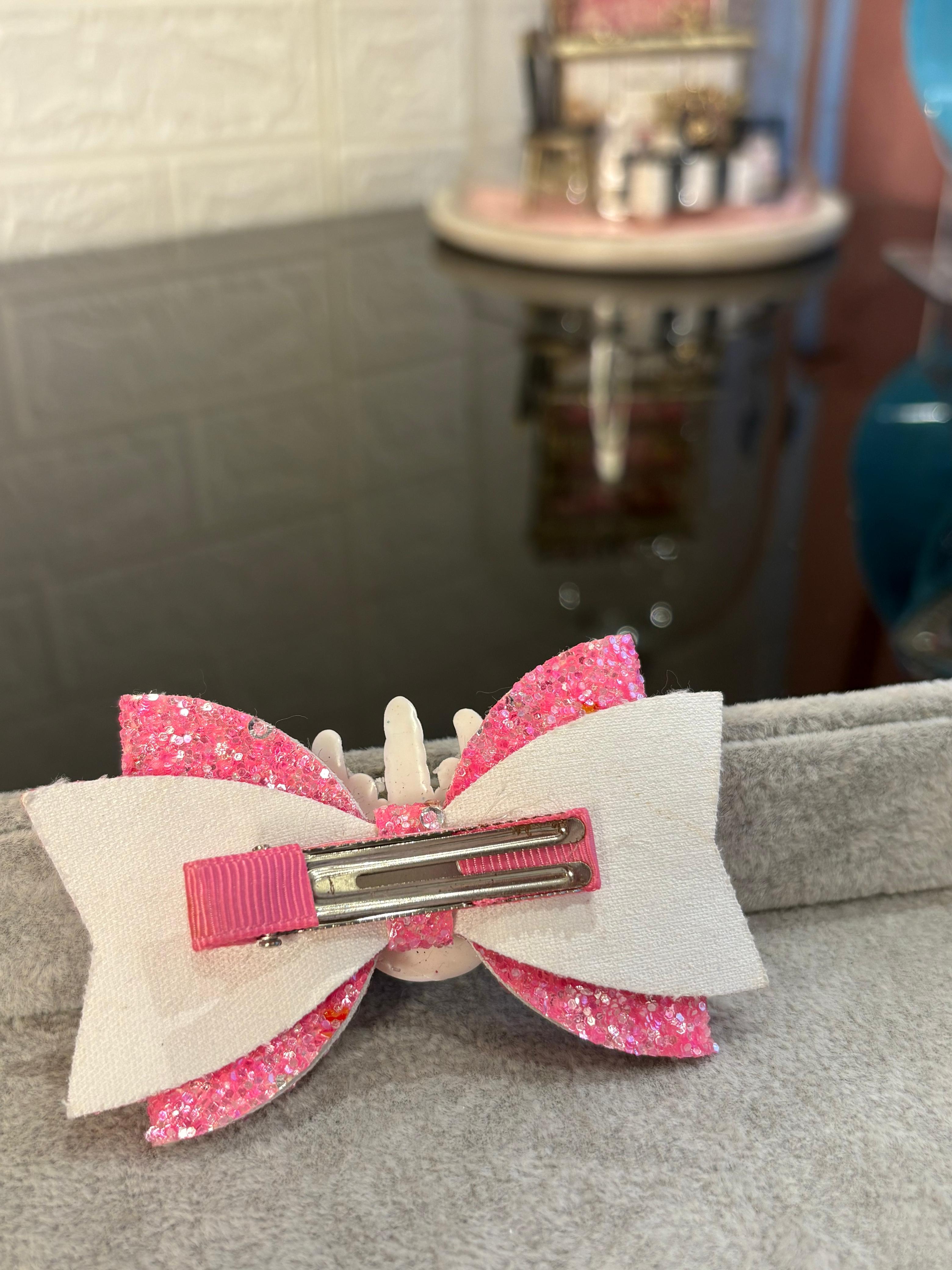 Pink Fairy Unicorn Bow
