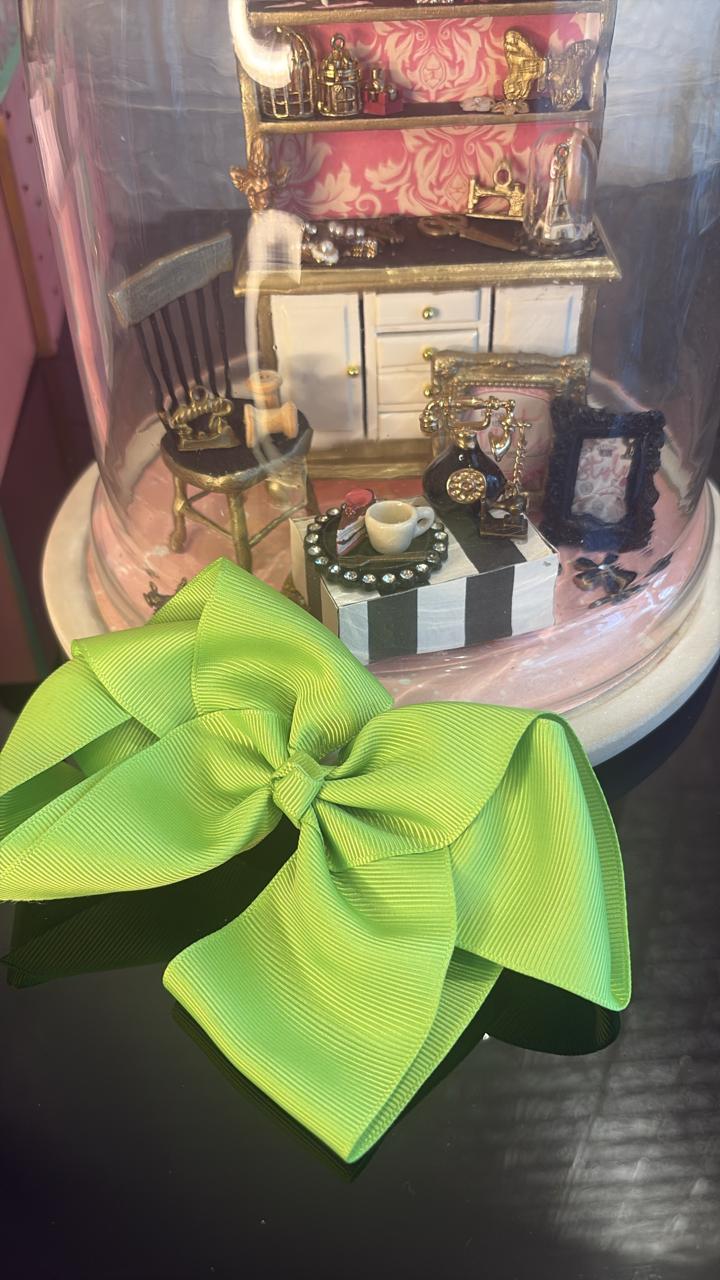 Neon Green Hair Bow