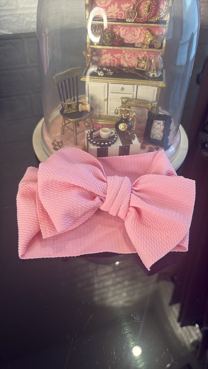 Pink Bandeau Headband